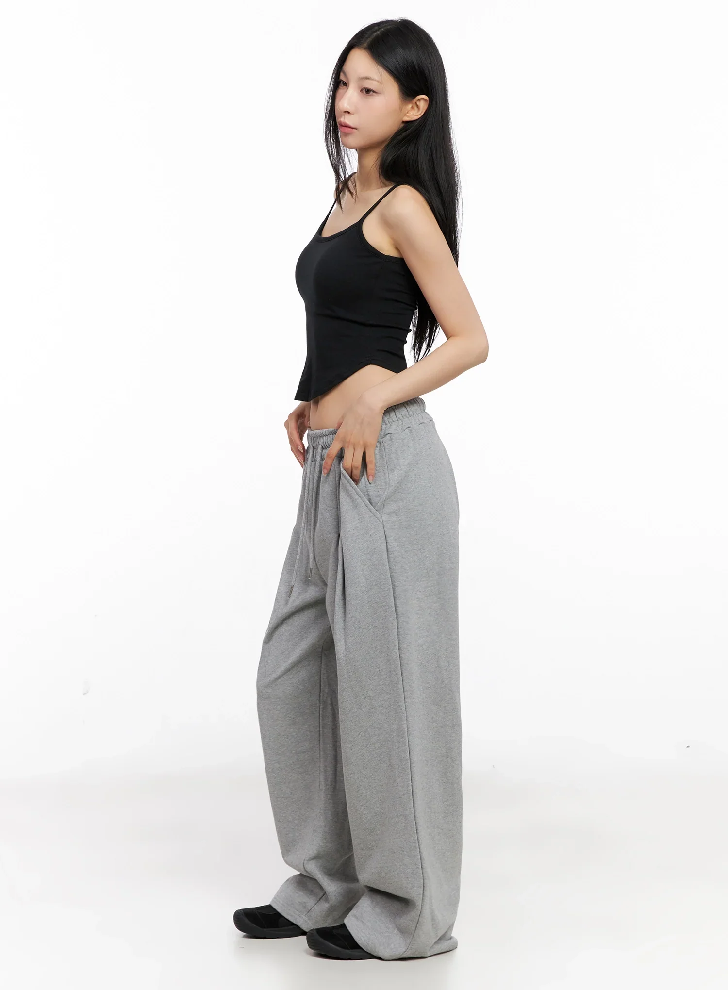 Relaxed-Fit Pintuck Sweatpants IG508 - Image 14