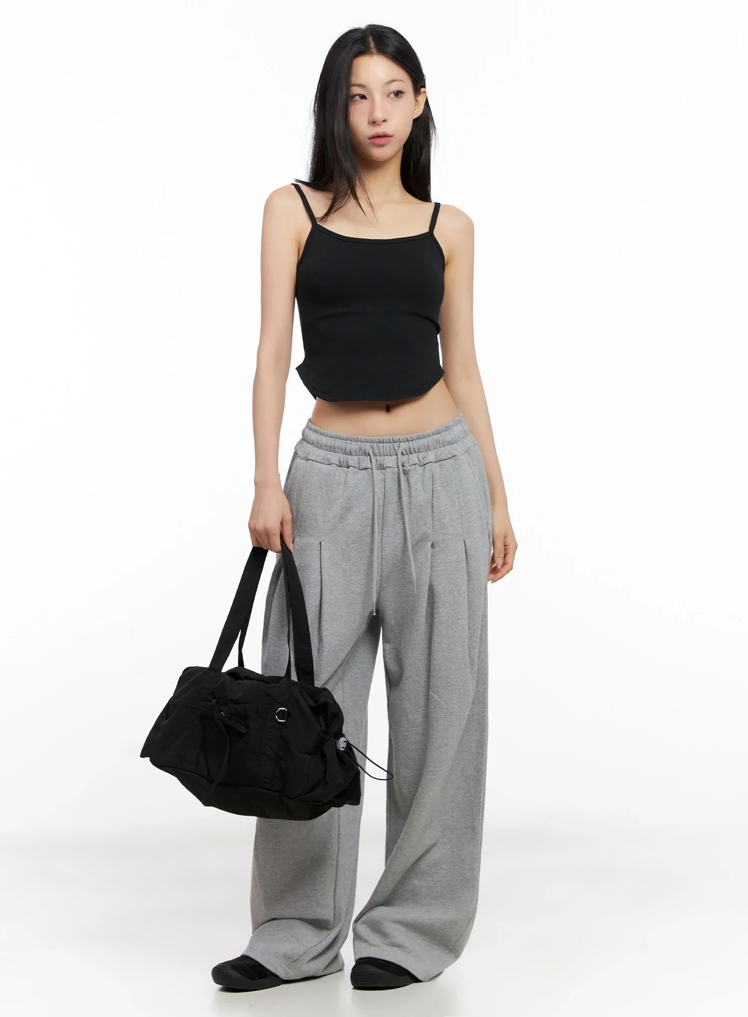 Relaxed-Fit Pintuck Sweatpants IG508 - Image 16