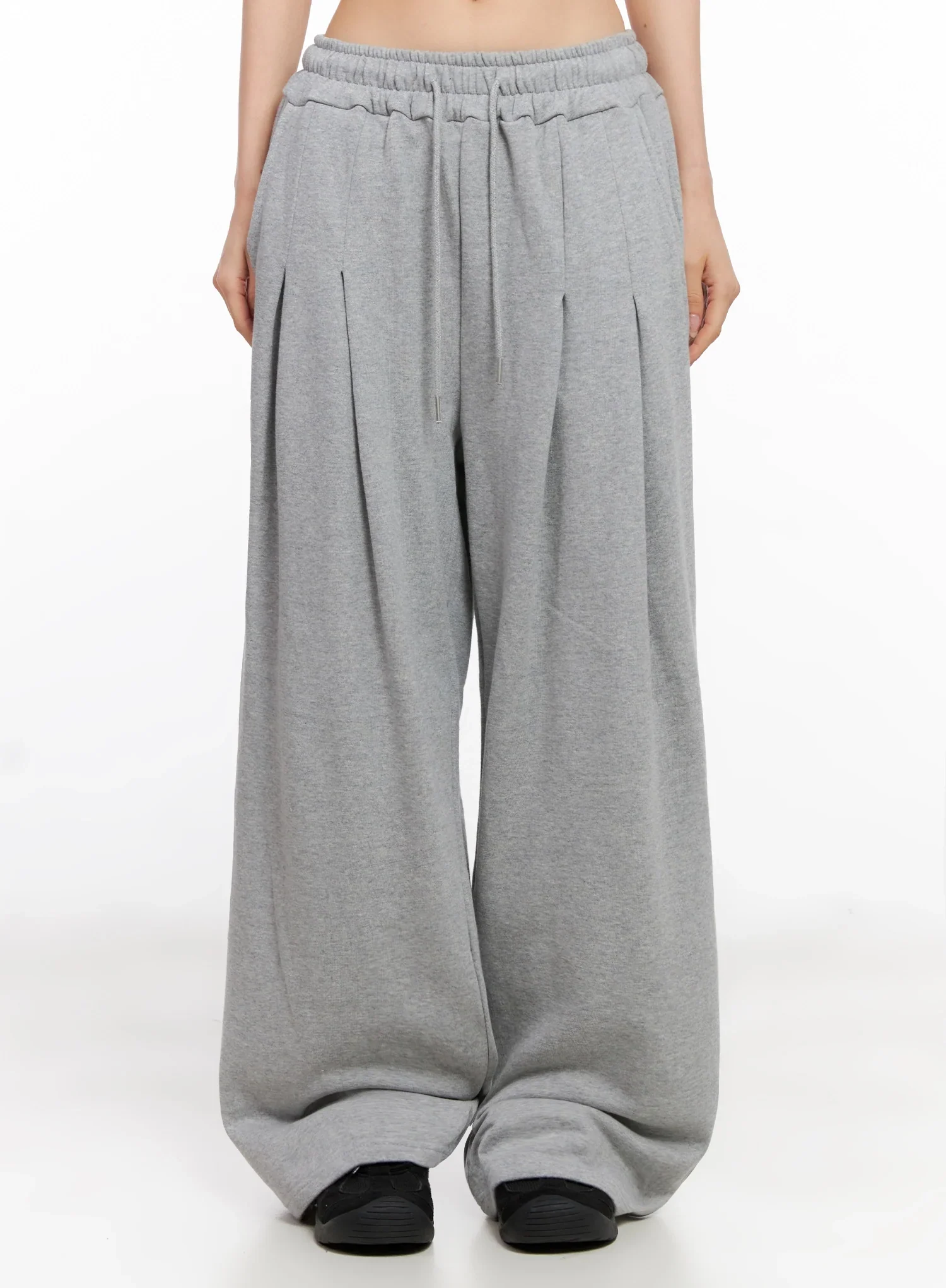 Relaxed-Fit Pintuck Sweatpants IG508 - Image 4