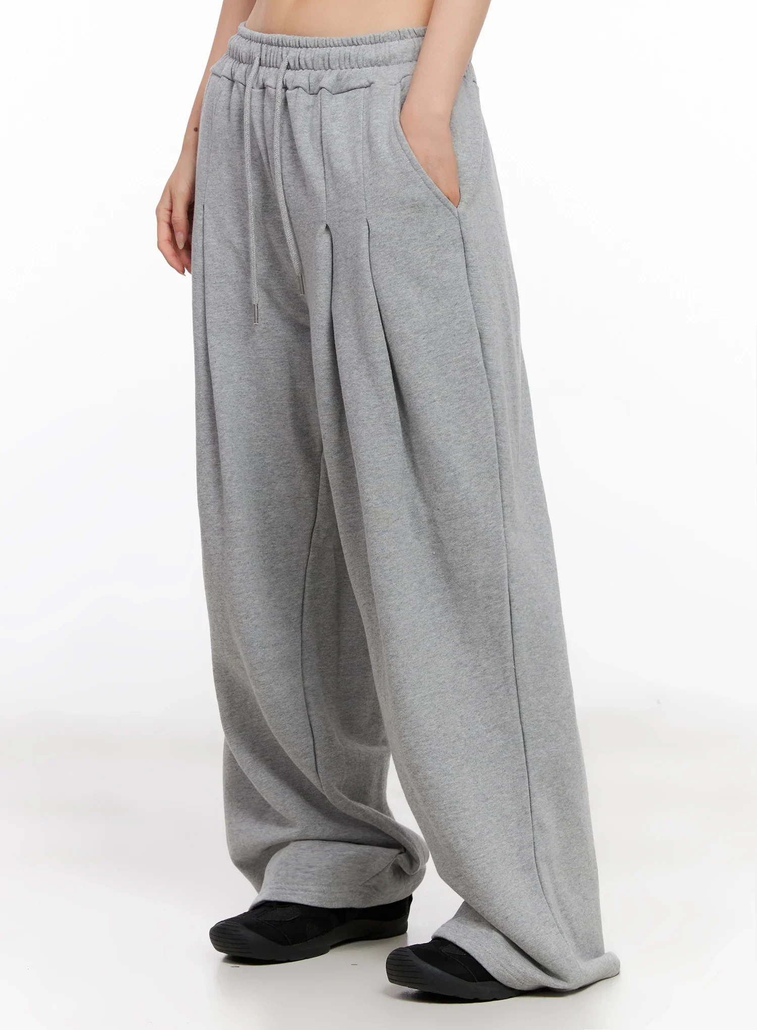 Relaxed-Fit Pintuck Sweatpants IG508 - Image 9