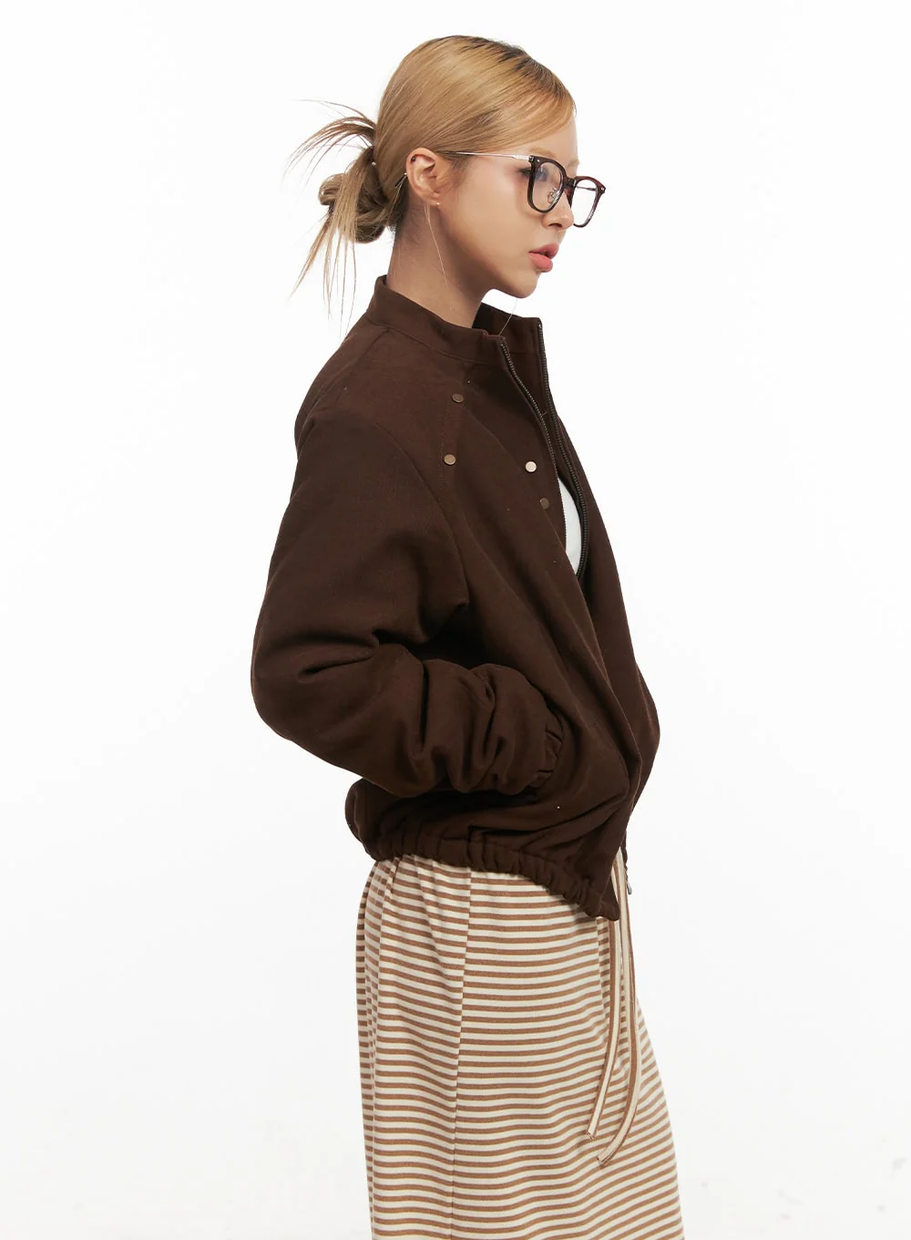 Relaxed-Fit Suede Jacket CJ508 - Image 5