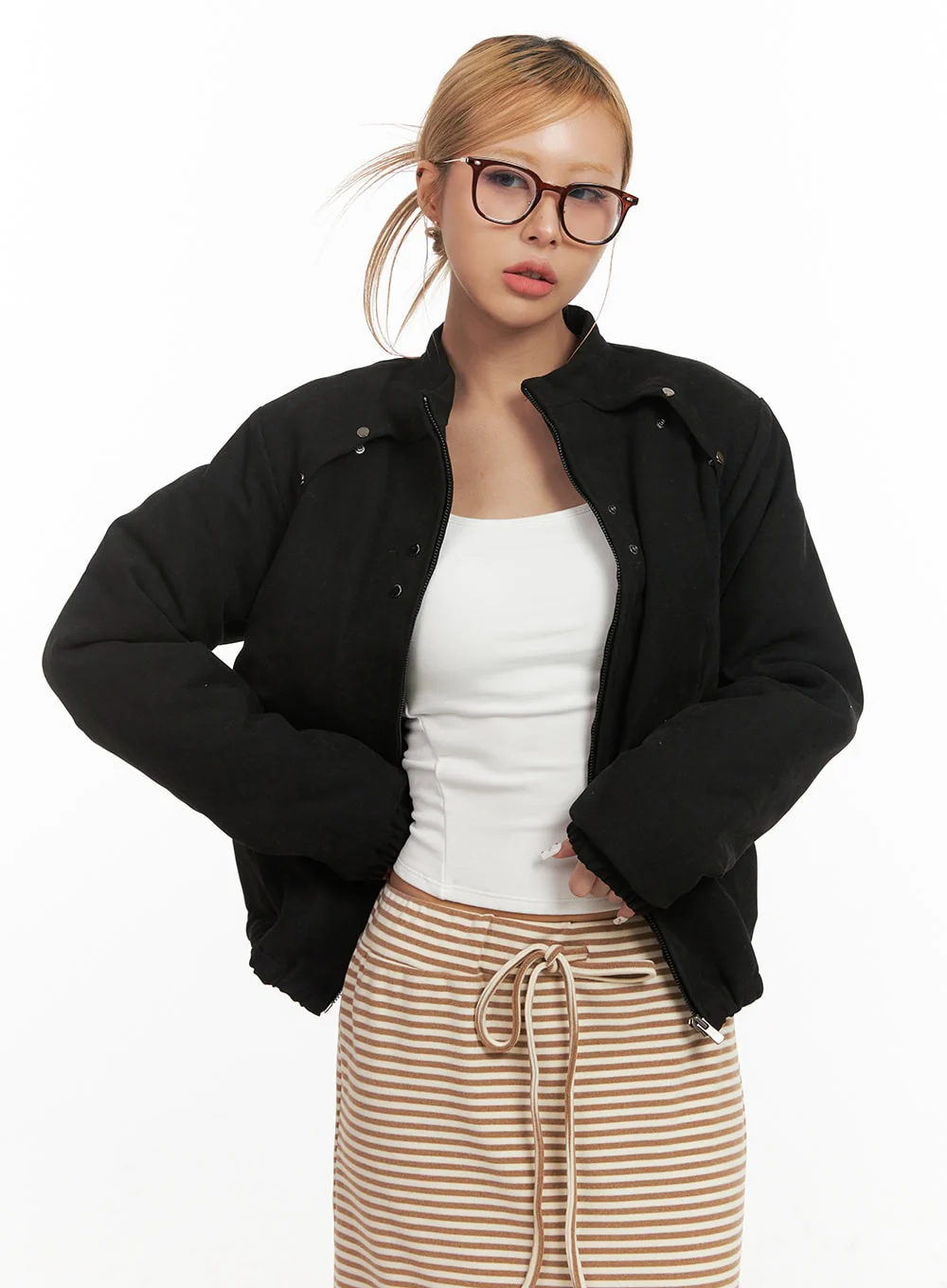 Relaxed-Fit Suede Jacket CJ508 - Image 9