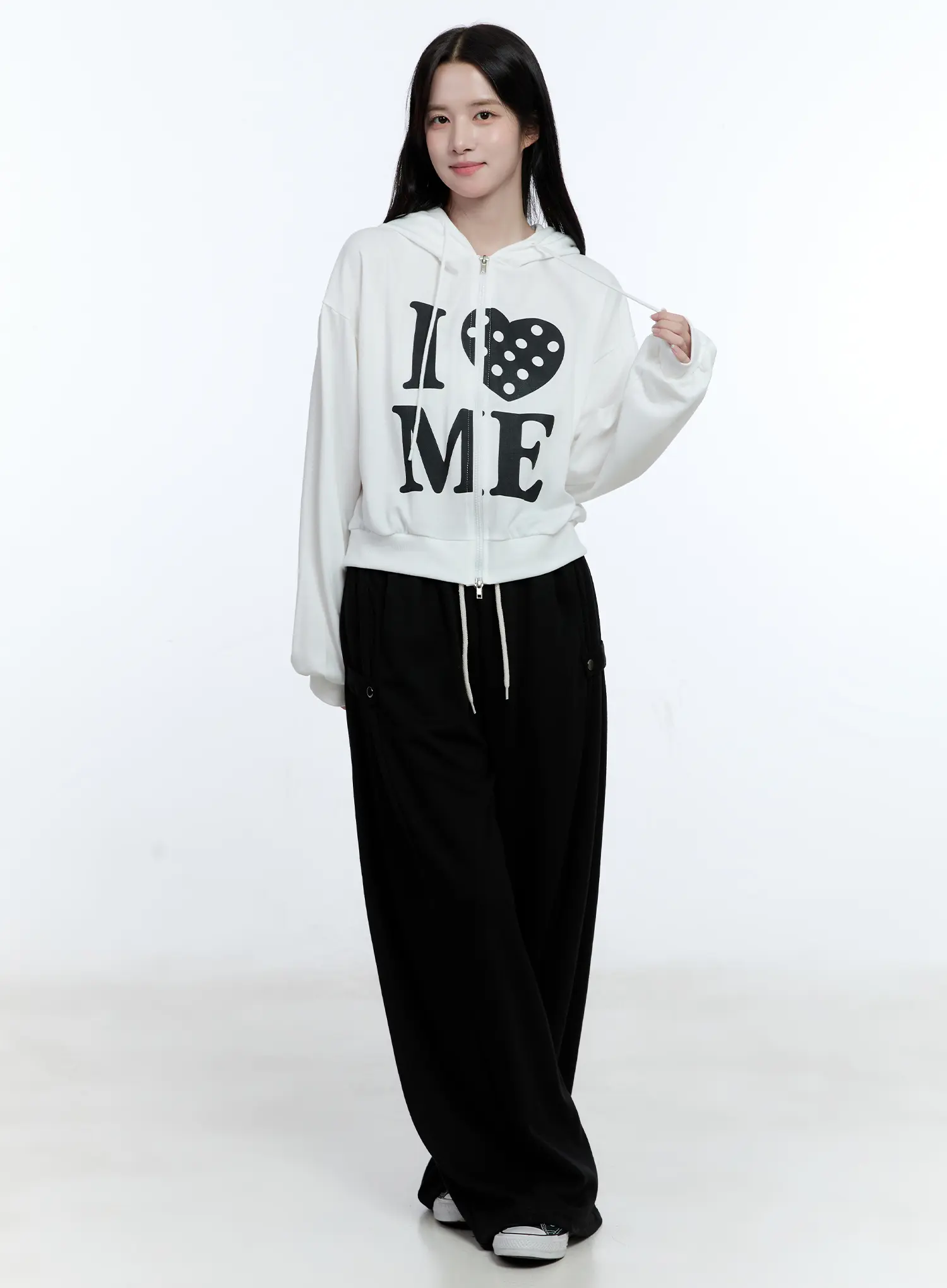 Relaxed-Fit Wide-Leg Sweatpants CG514 - Image 2