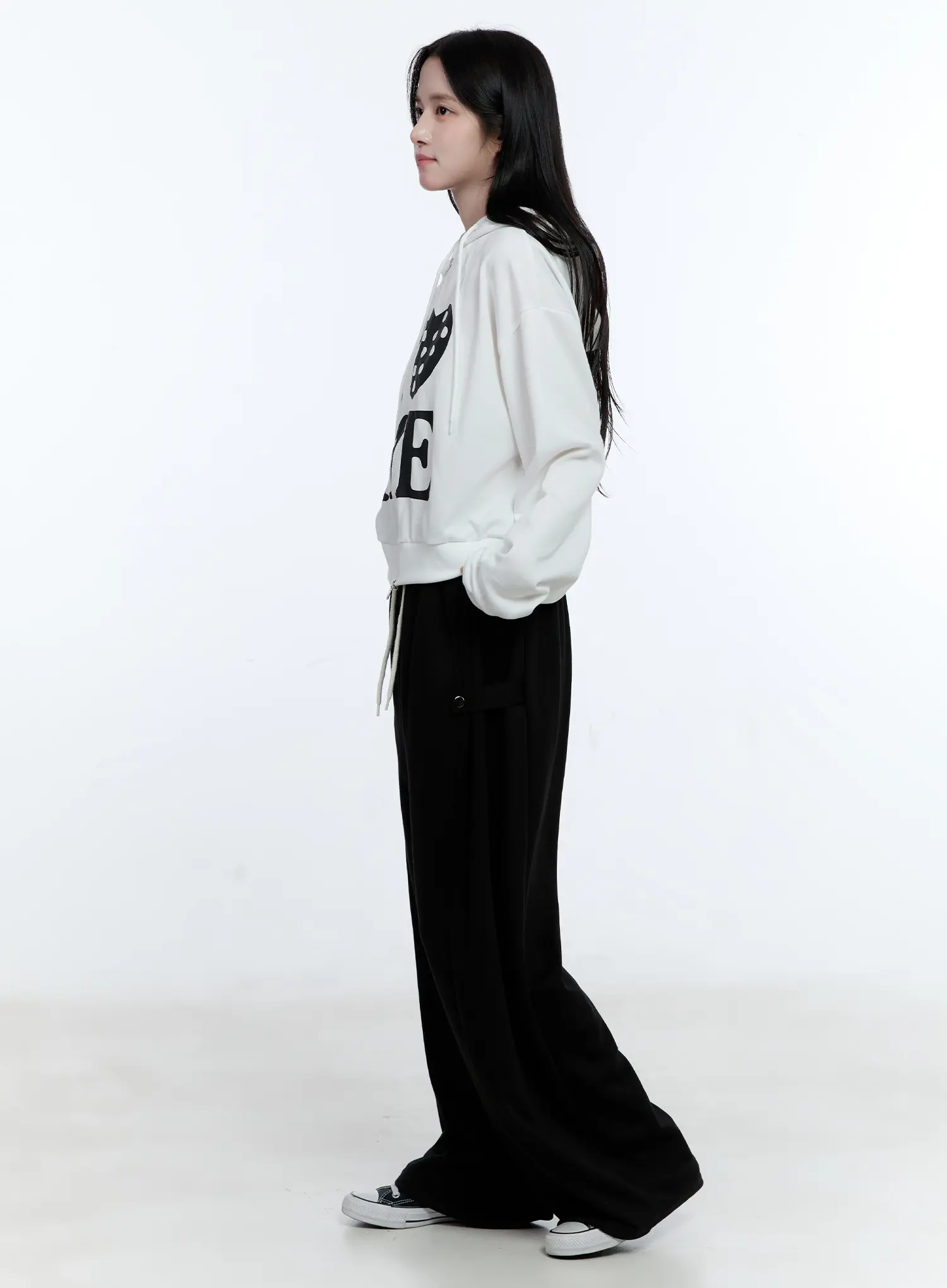 Relaxed-Fit Wide-Leg Sweatpants CG514 - Image 3