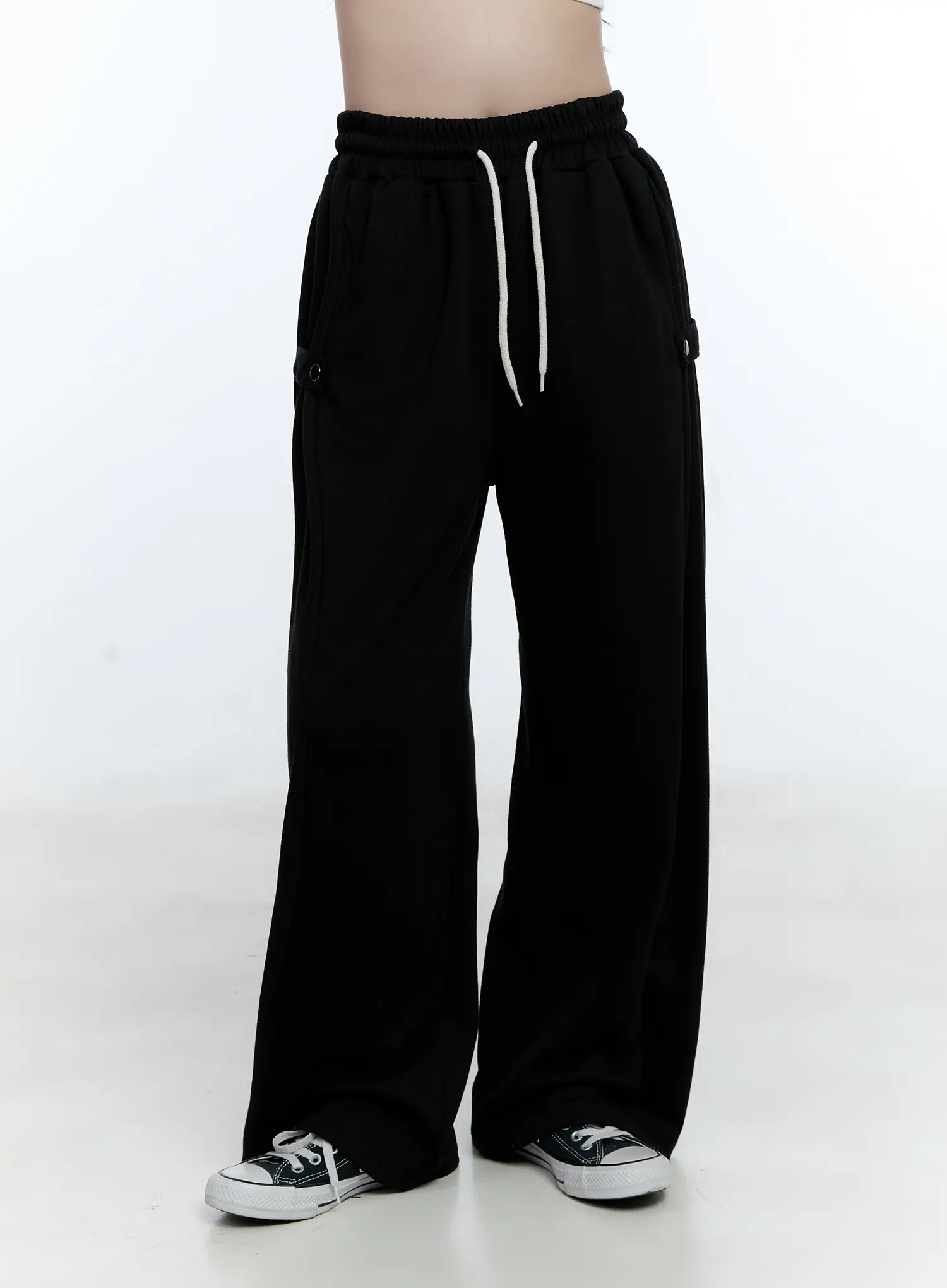 Relaxed-Fit Wide-Leg Sweatpants CG514 - Image 9