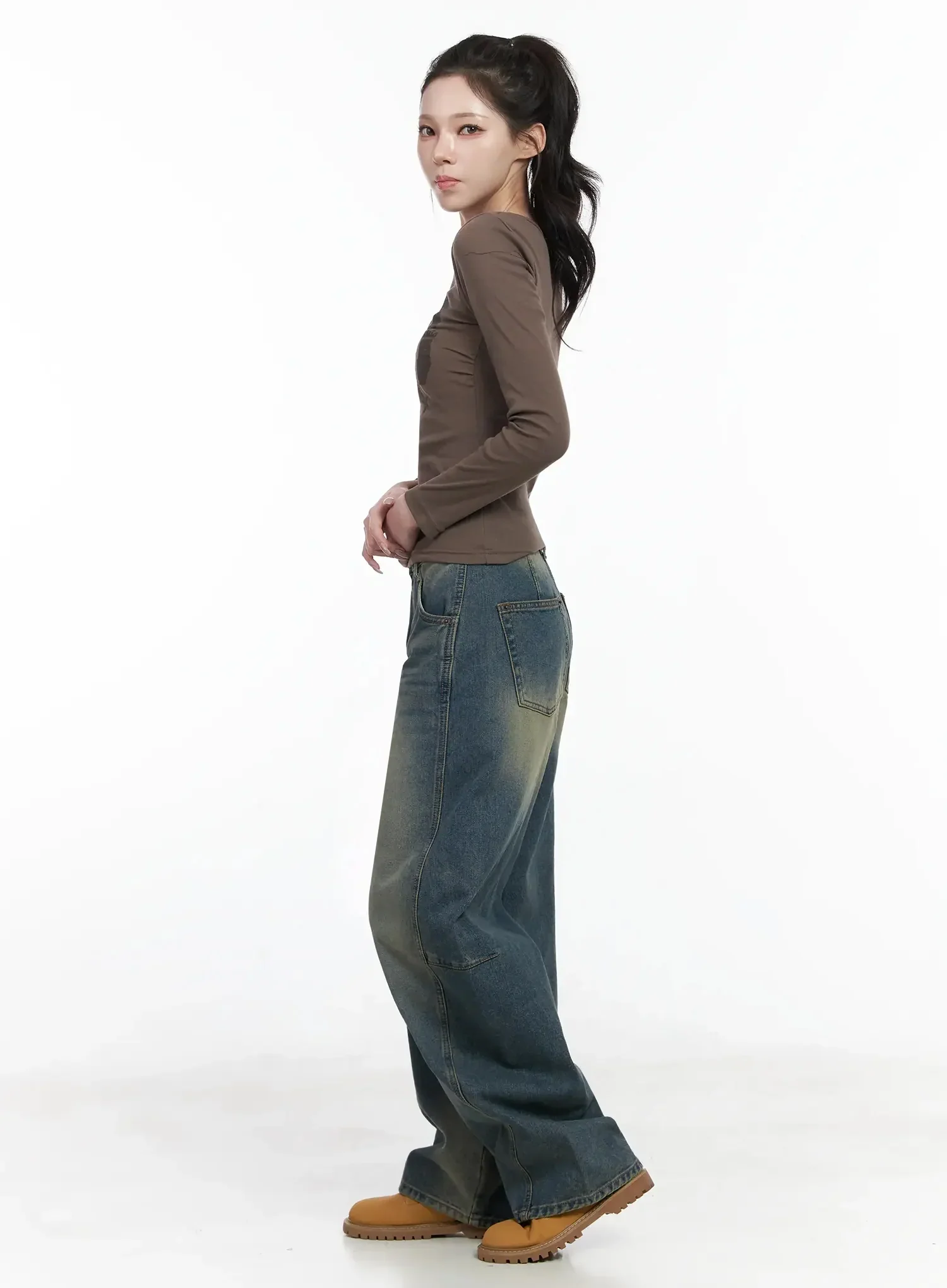 Retro Style Graphic Long Sleeve Top IF502 - Image 9