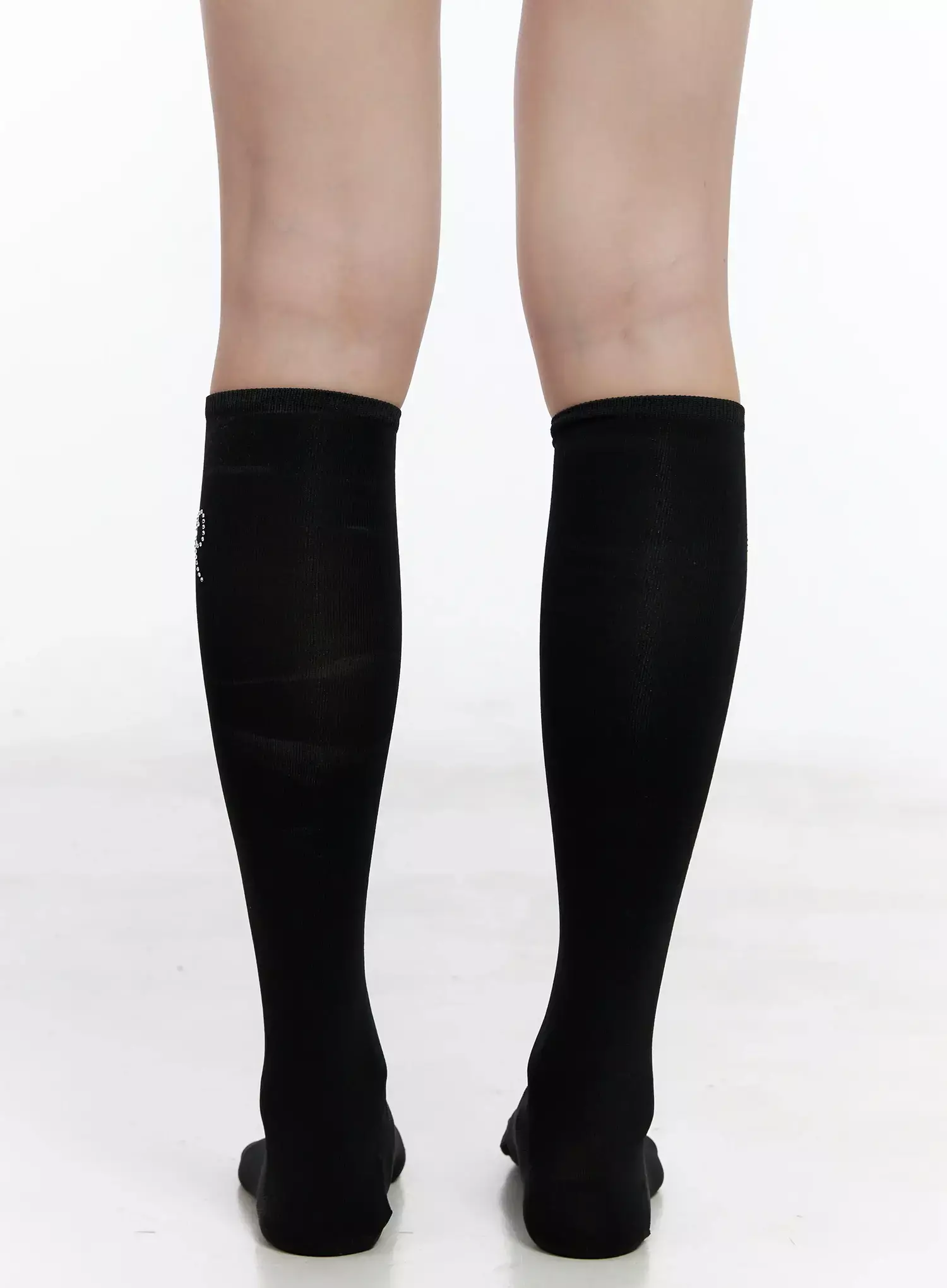 Rhinestone Heart Knee-High Socks IL531 - Image 10