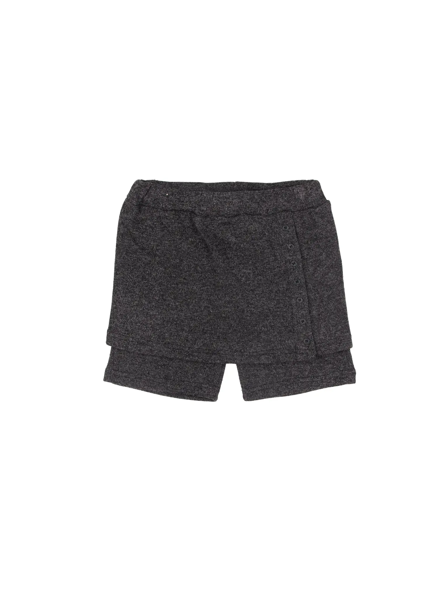 Ribbed Button Mini Skort CJ514 - Image 10