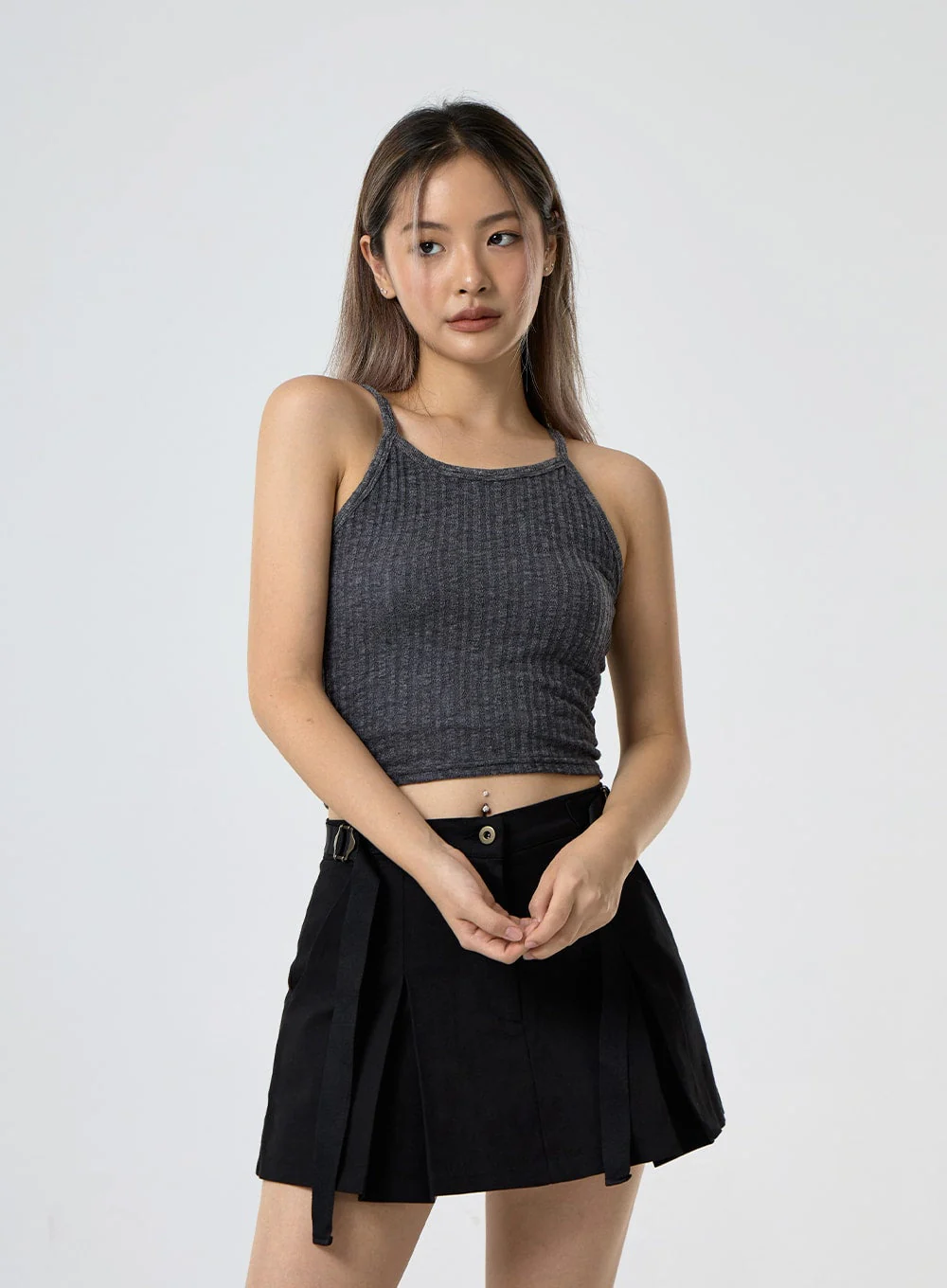 Ribbed Halter Neck Sleeveless Top CG25 - Image 7