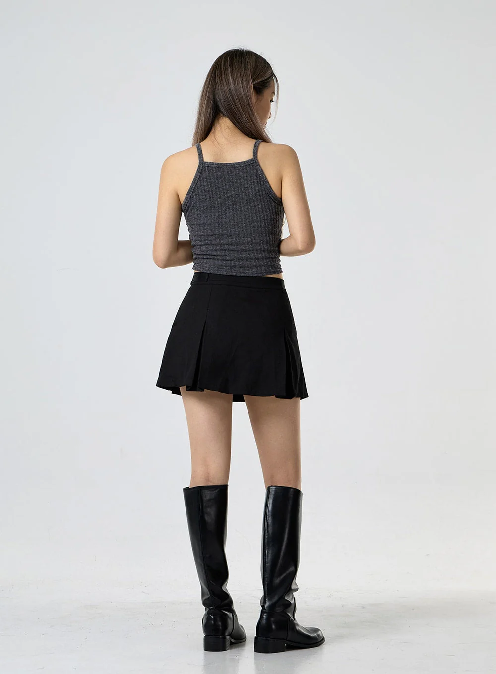 Ribbed Halter Neck Sleeveless Top CG25 - Image 9