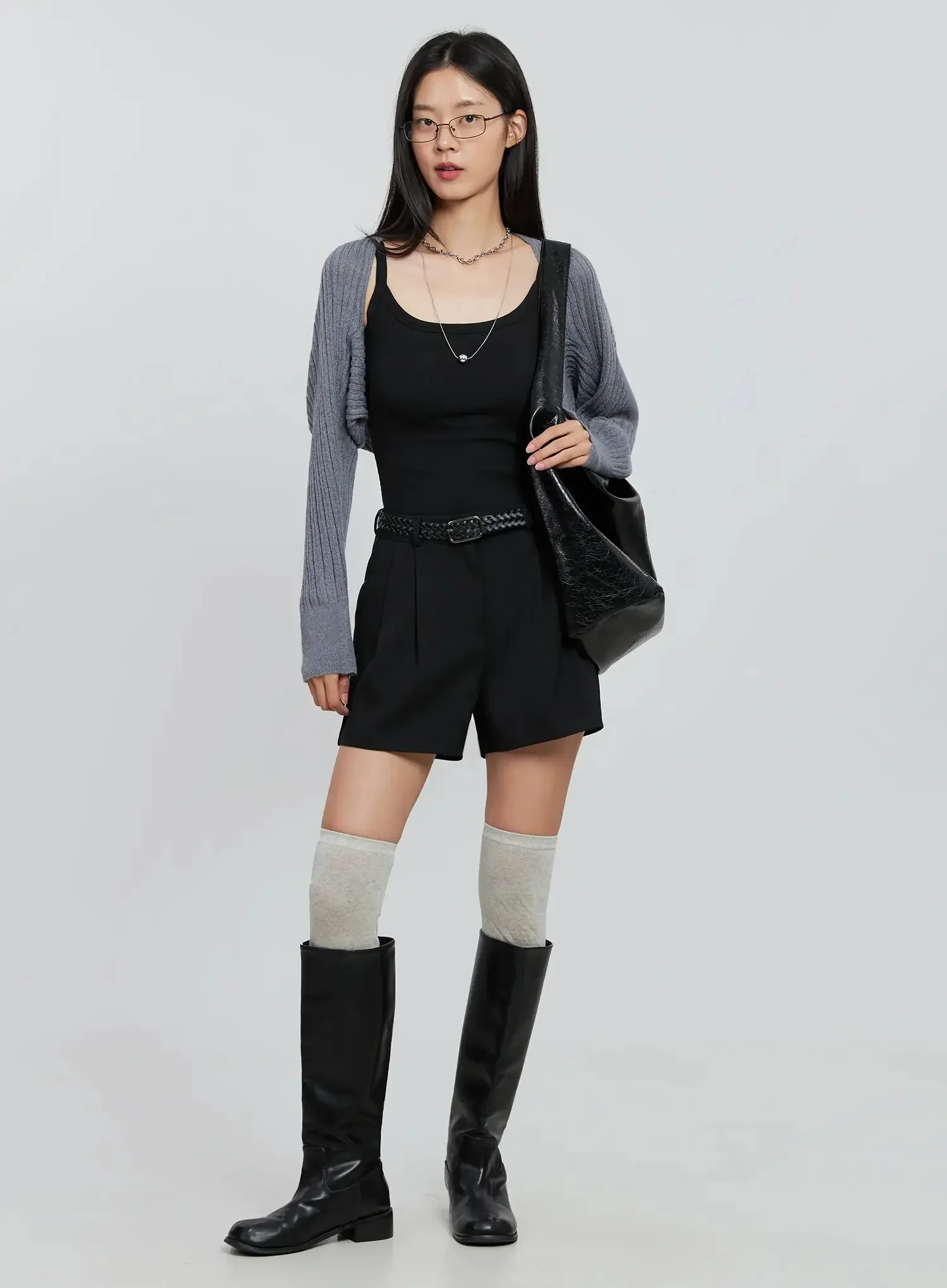 Ribbed Knit Bolero IN507 - Image 18