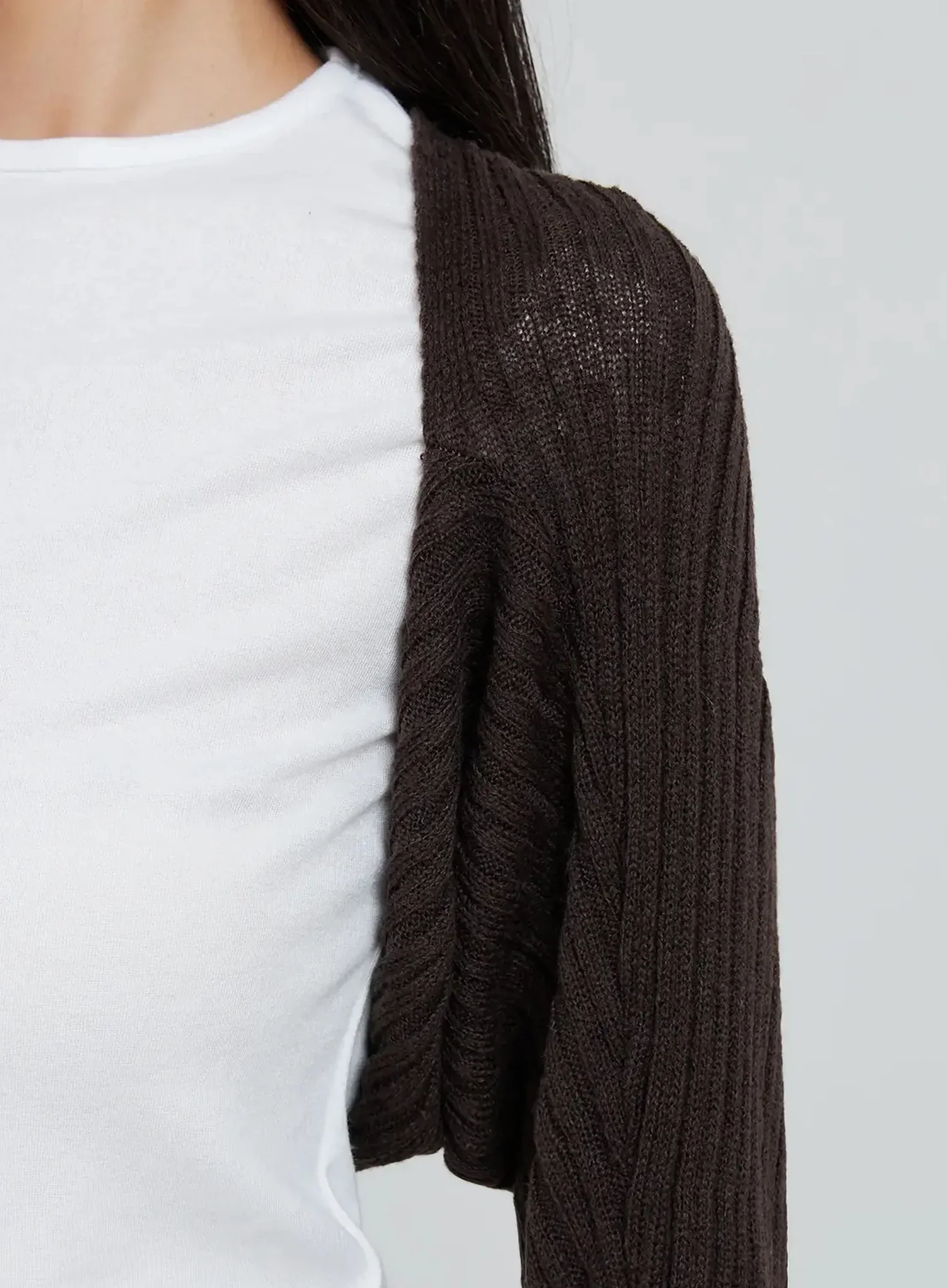 Ribbed Knit Bolero IN507 - Image 3