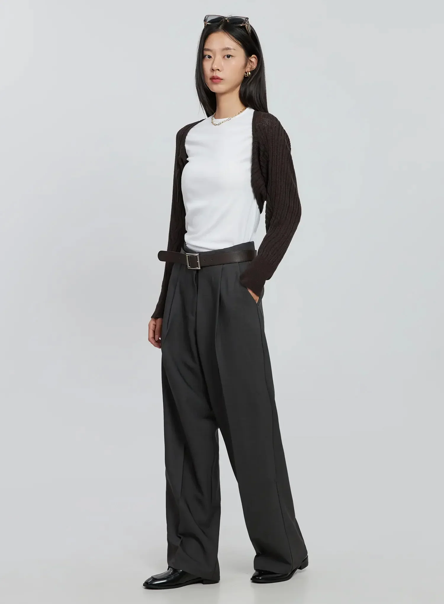 Ribbed Knit Bolero IN507 - Image 4