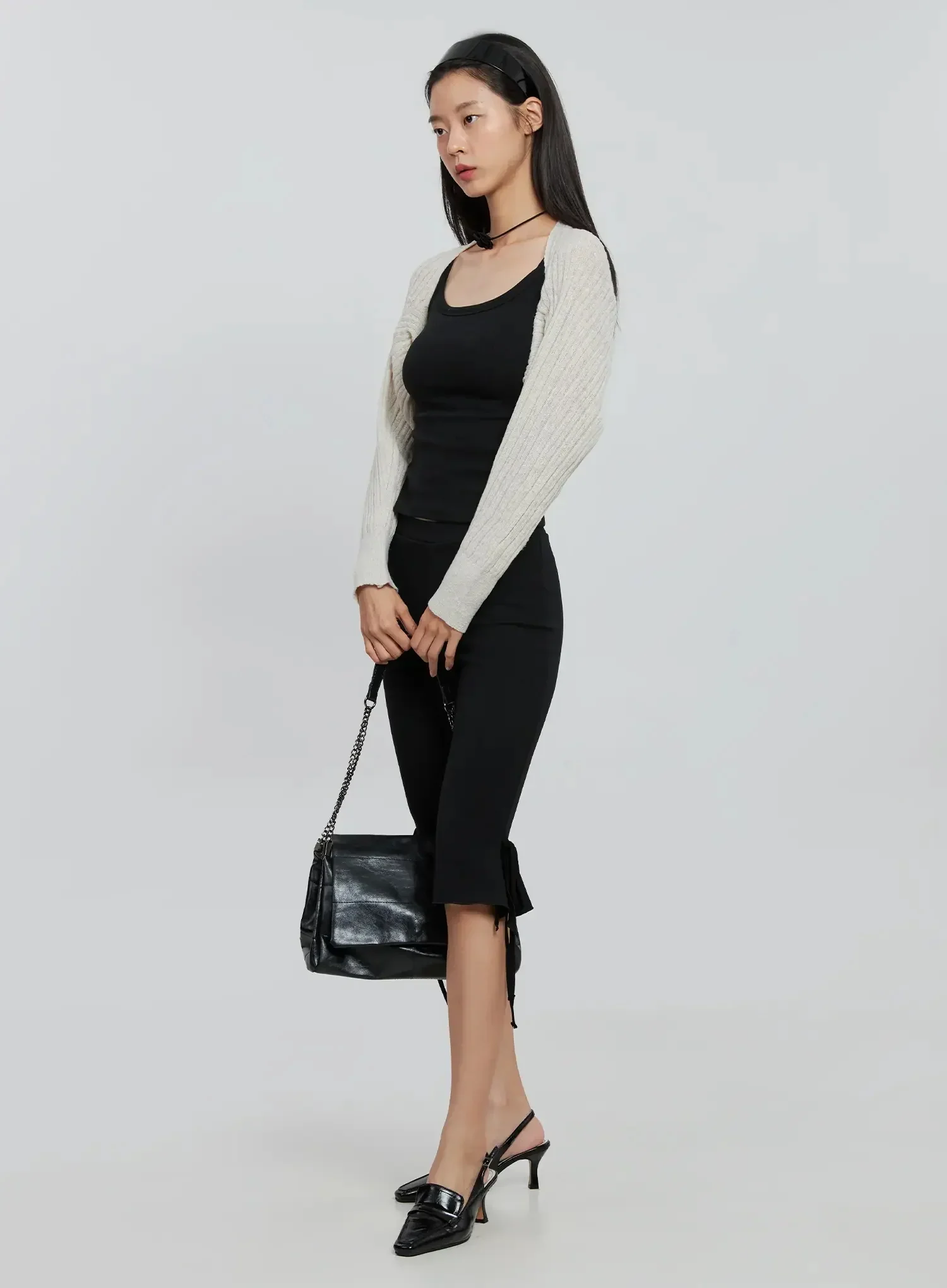 Ribbed Knit Bolero IN507 - Image 9