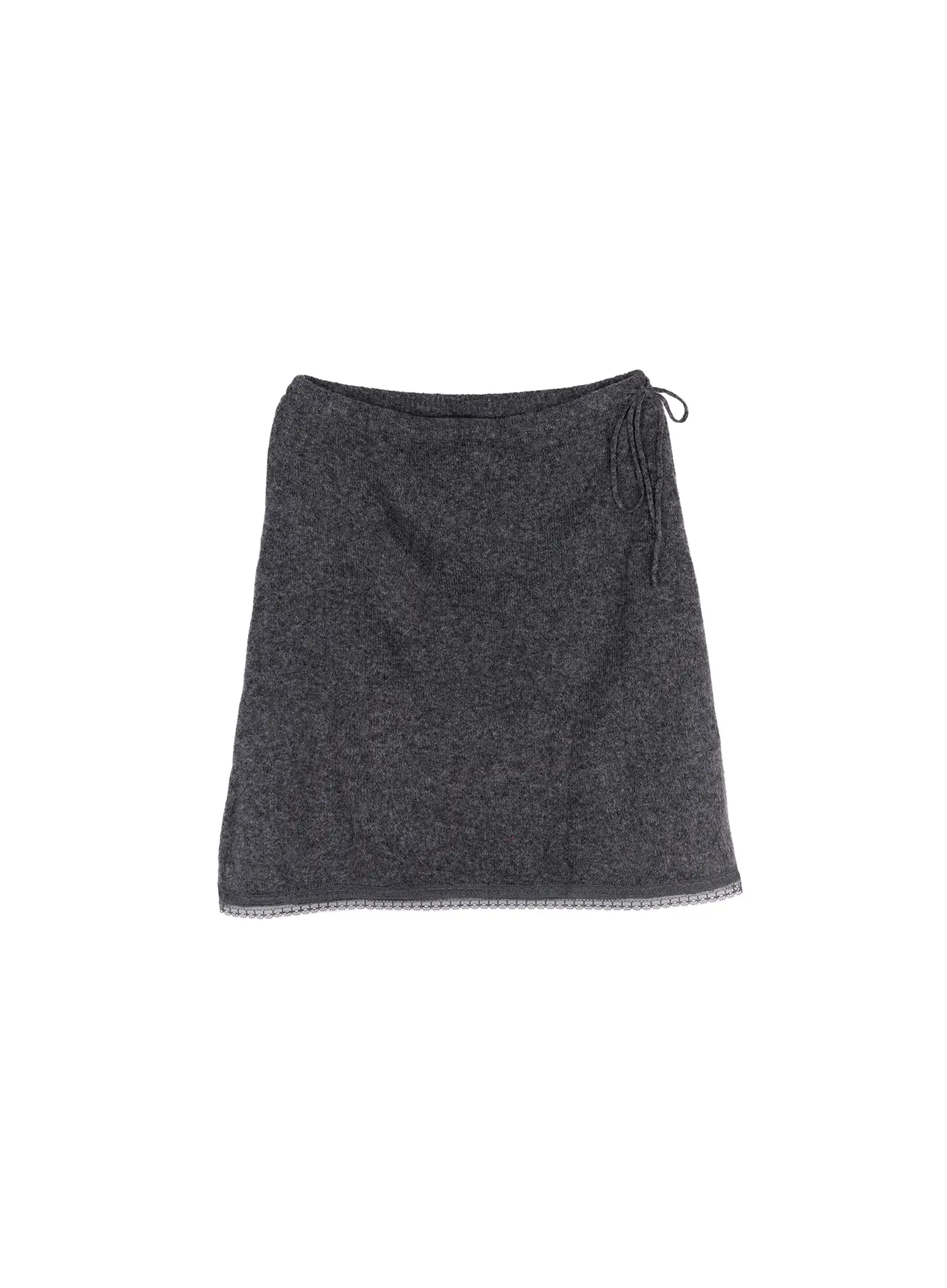 Ribbed Knit Lace Midi Skirt CN505 - Image 10
