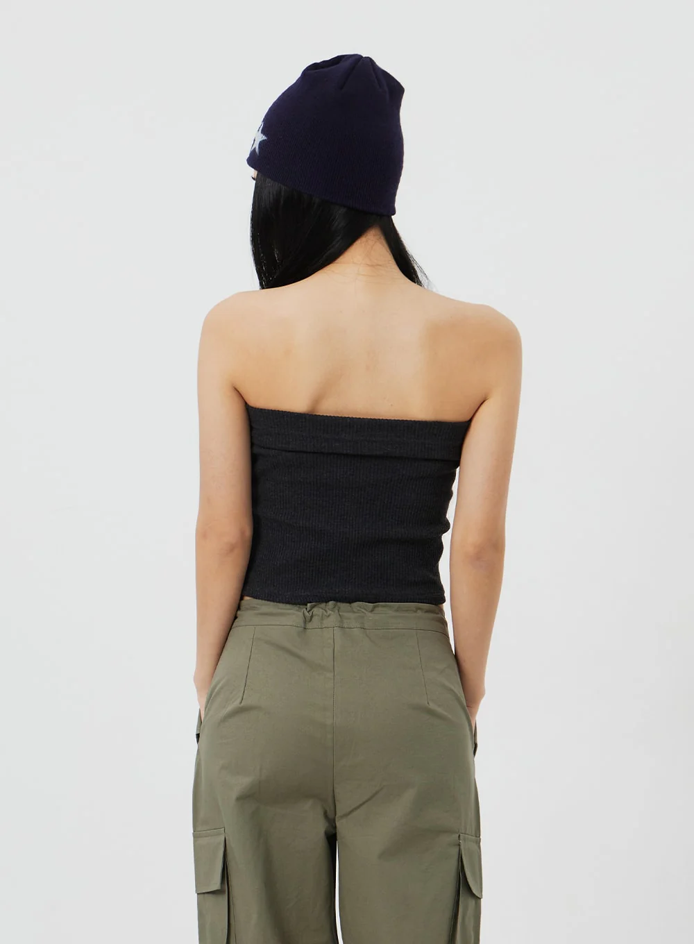 Ribbed Knit Tube Top CF323 - Image 6