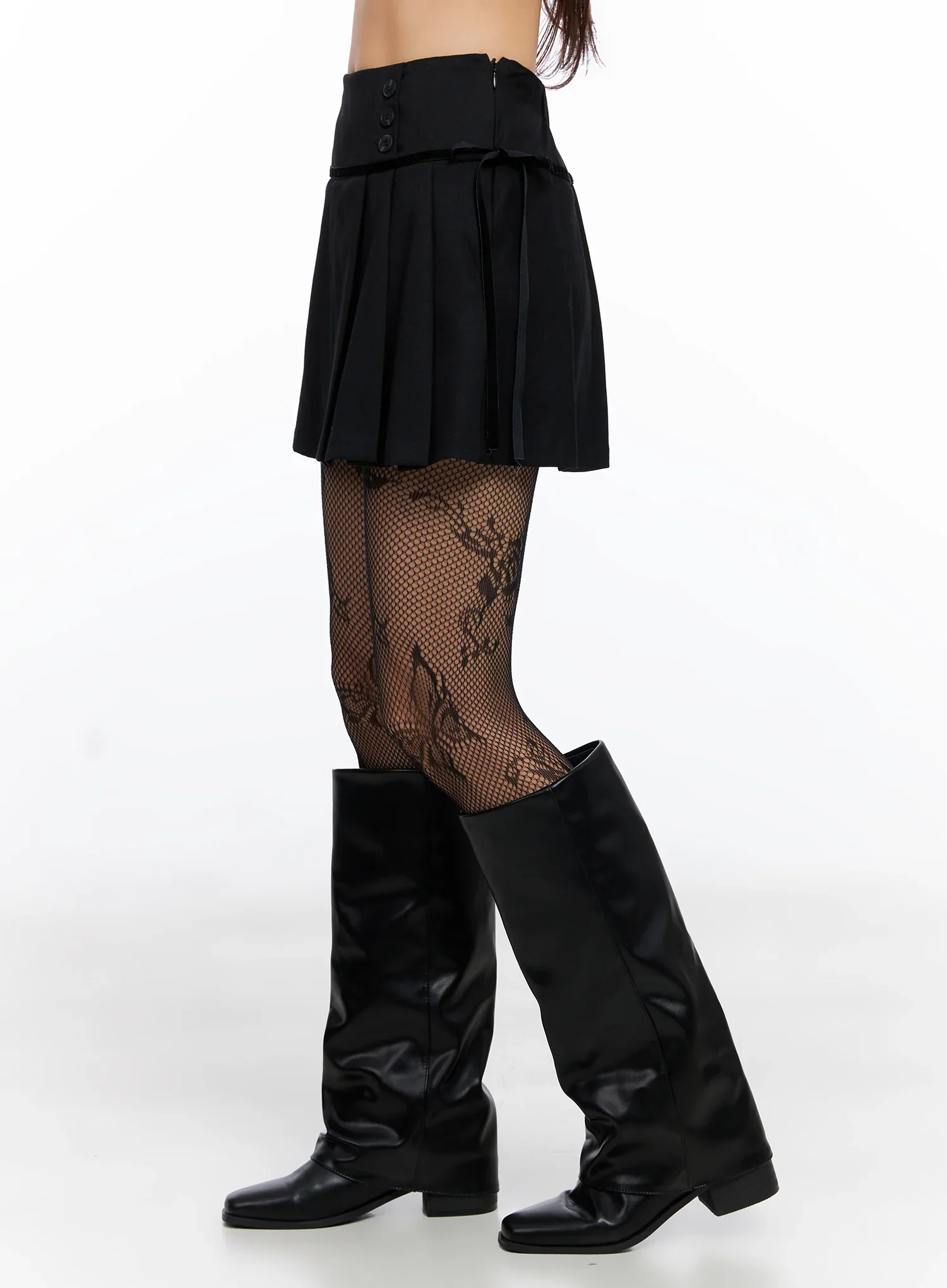 Ribbon Detail Mini Skirt CO515 - Image 4