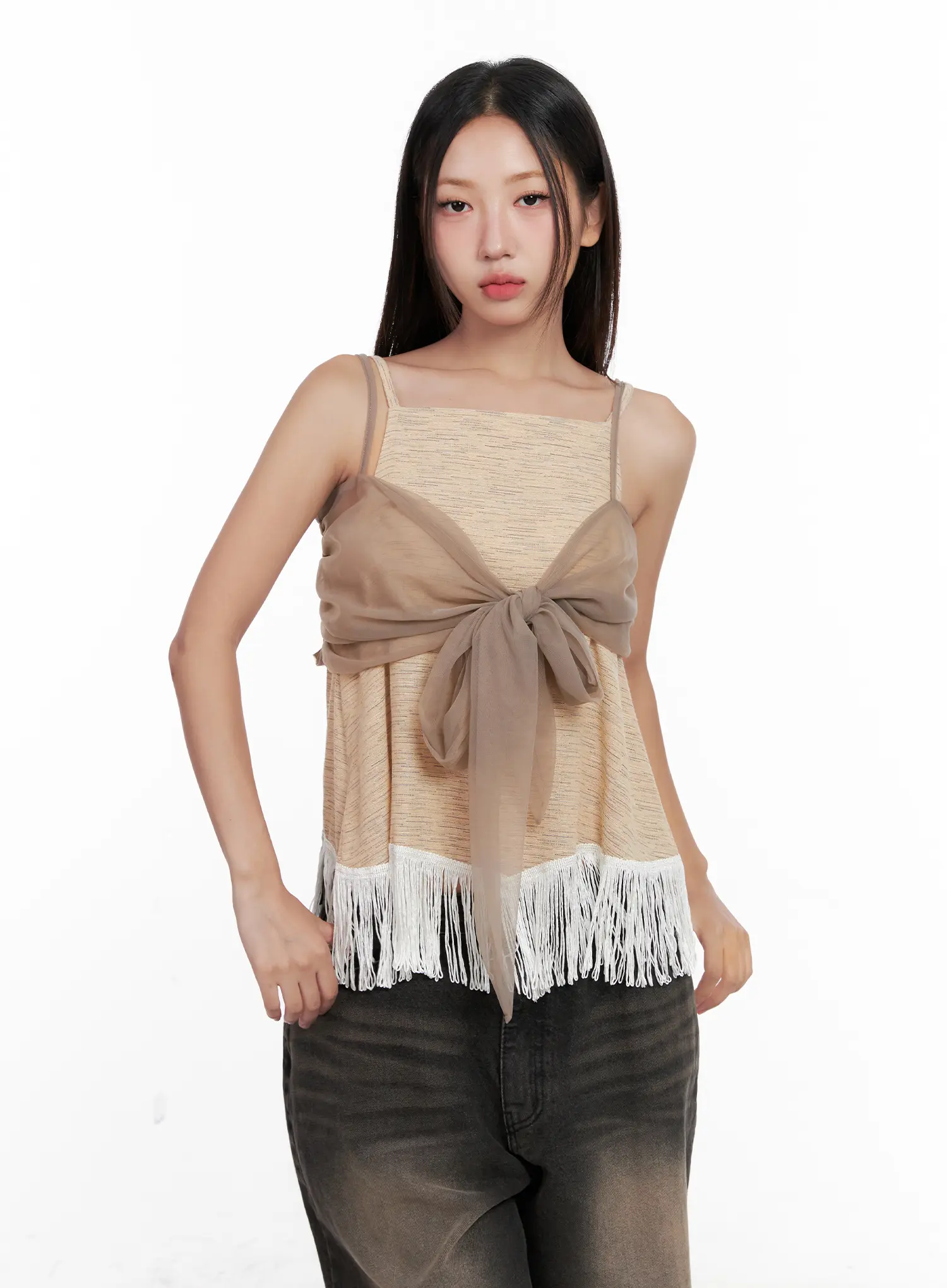 Ribbon Frill Top CL521 - Image 6