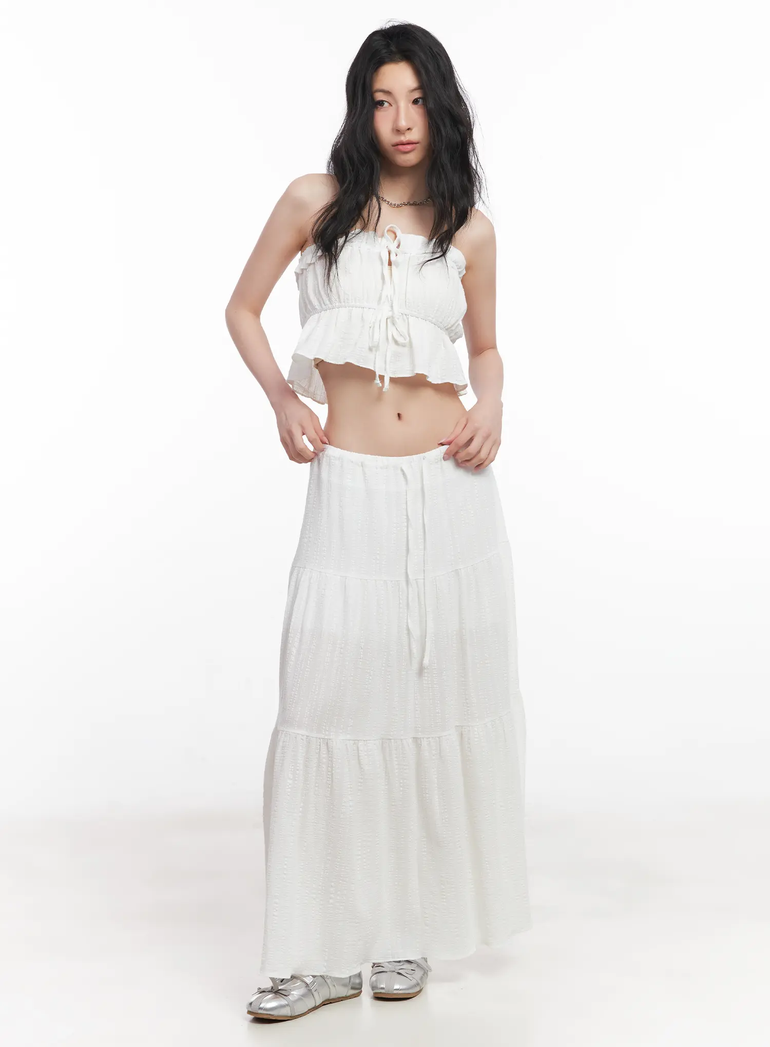 Ribbon Frill Tube Top CU510 - Image 3