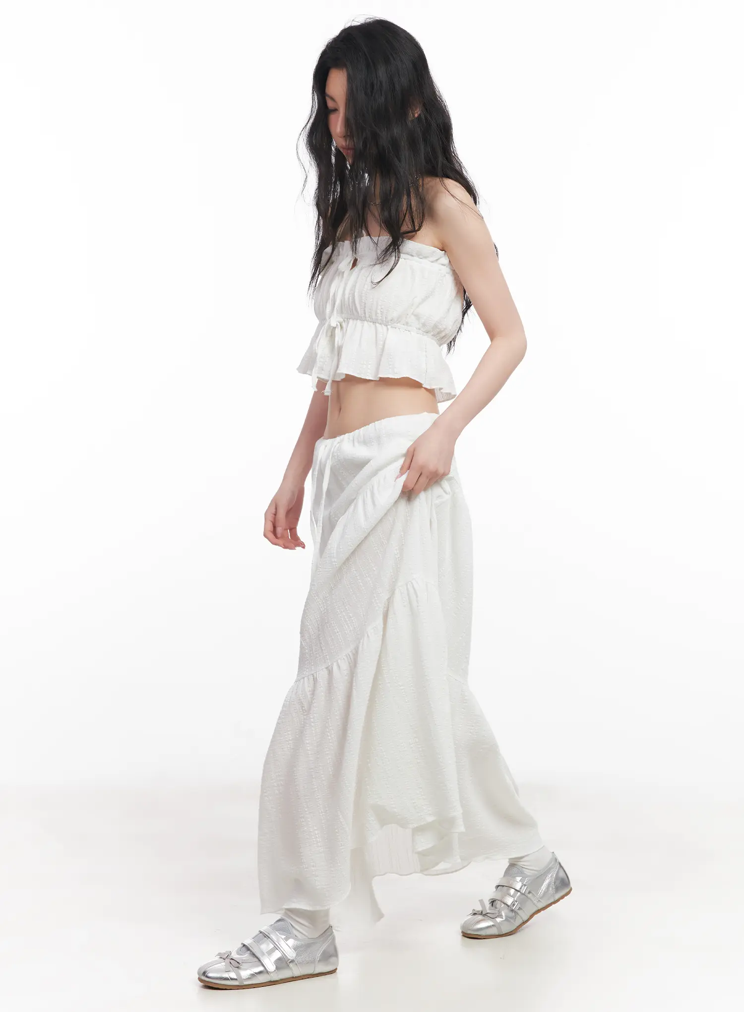 Ribbon Frill Tube Top CU510 - Image 4