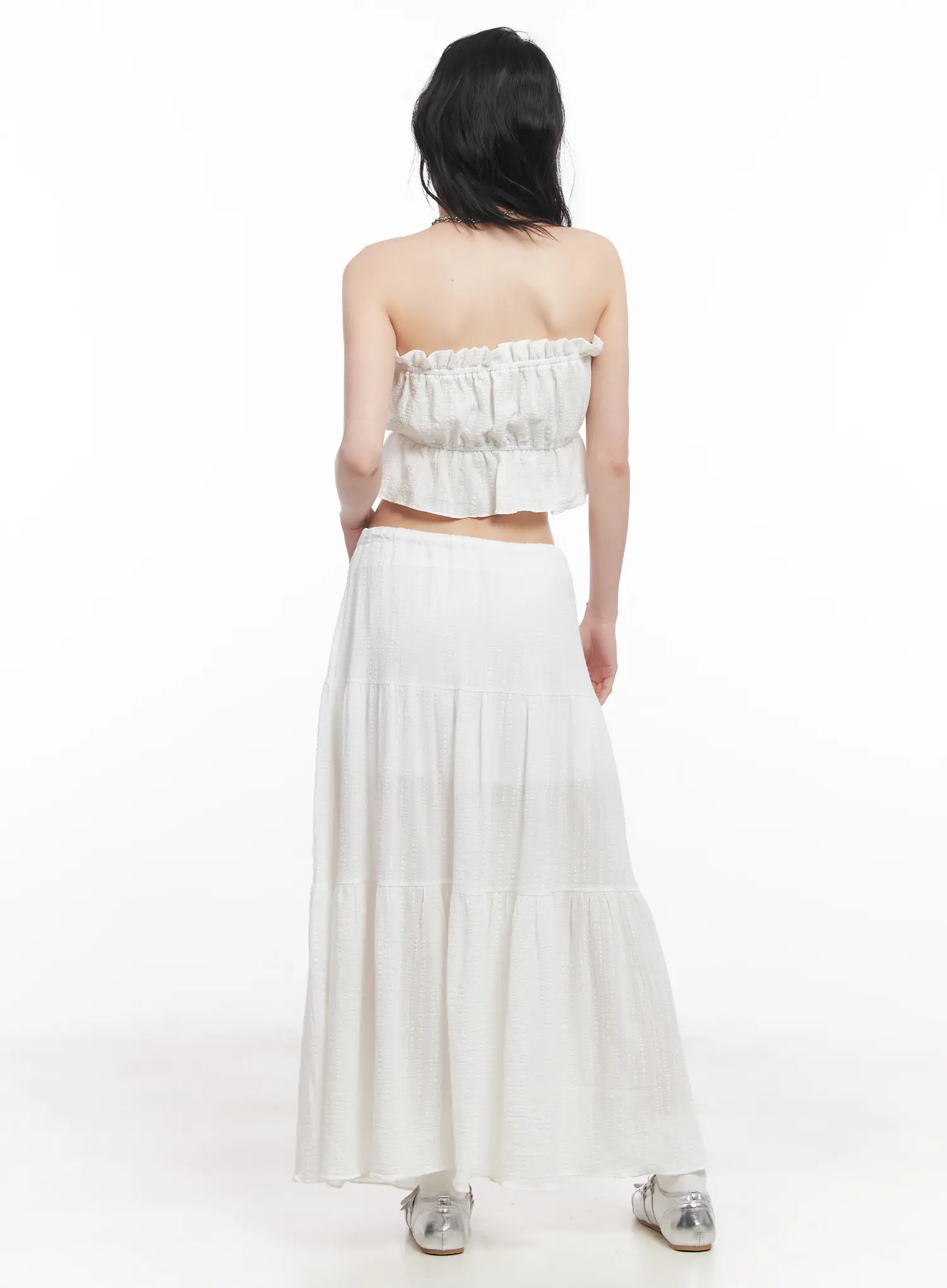 Ribbon Frill Tube Top CU510 - Image 6