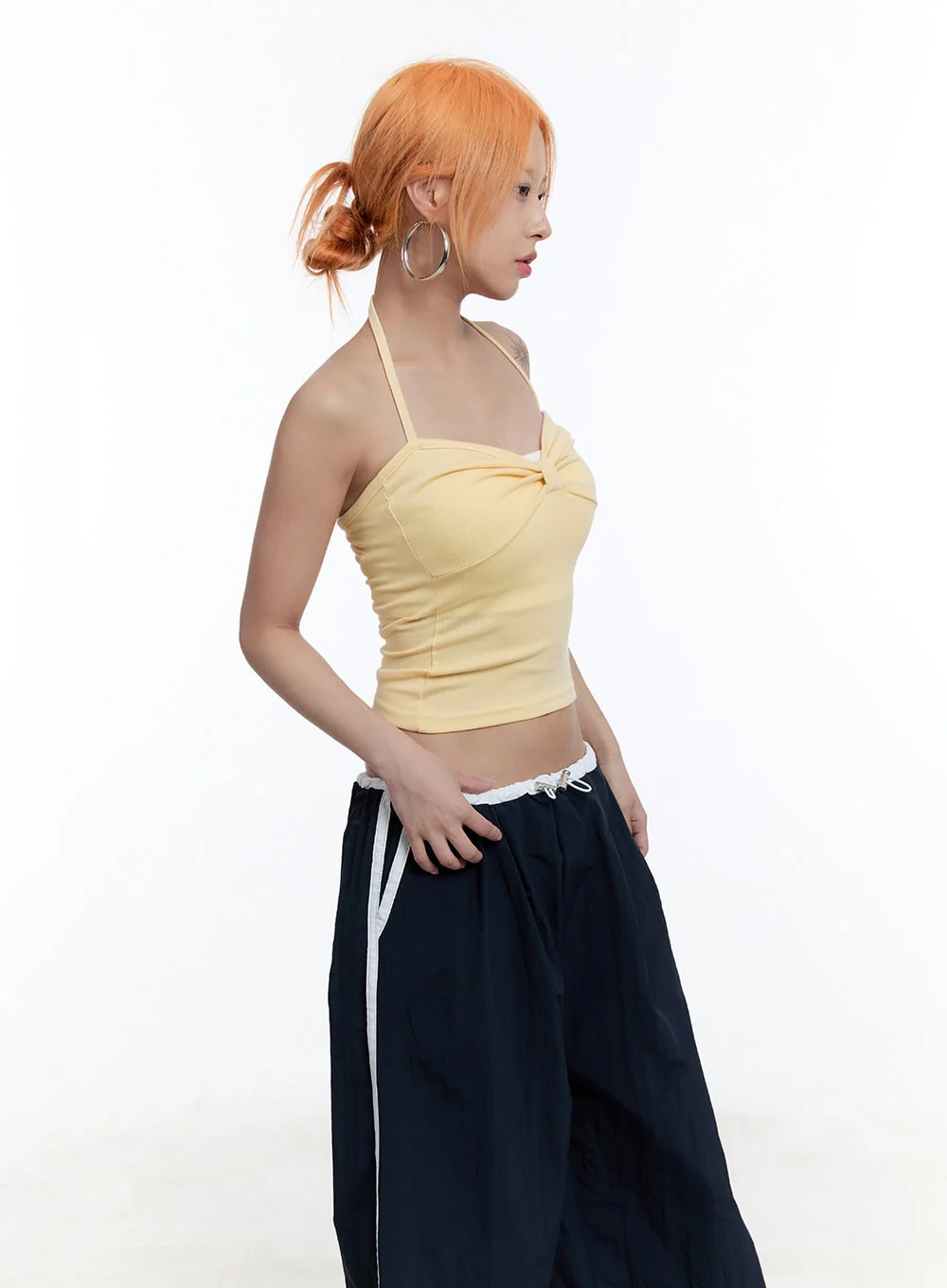 Ribbon Halter Crop Top CU502 - Image 6