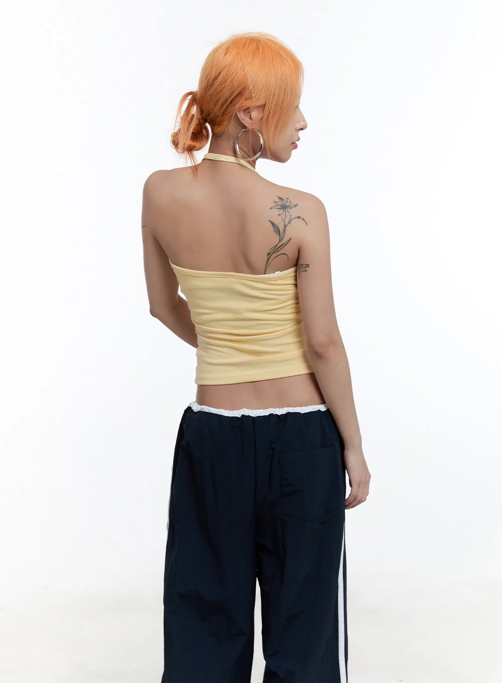 Ribbon Halter Crop Top CU502 - Image 7