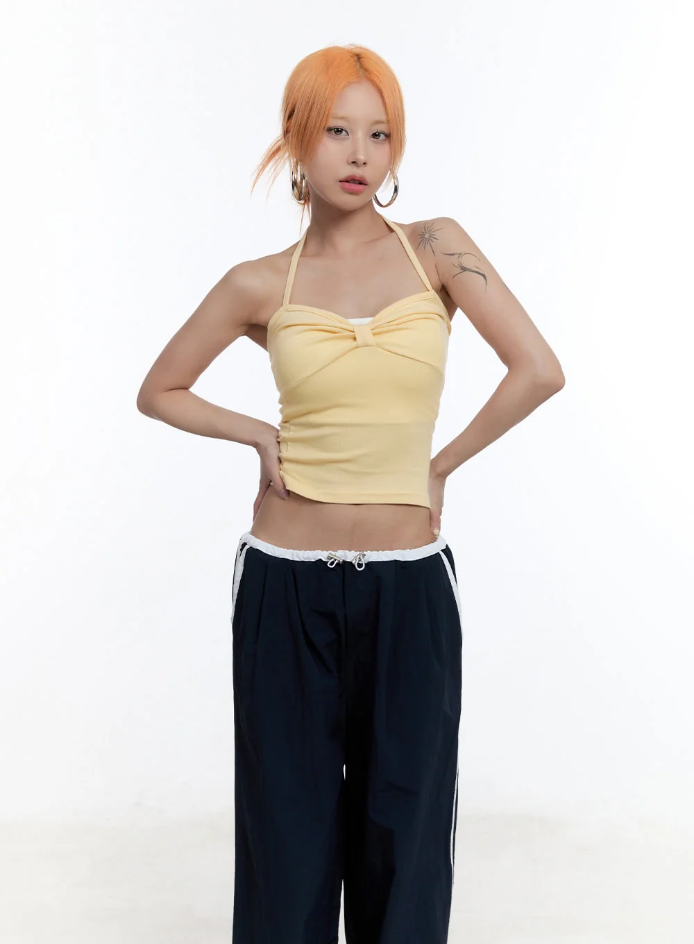 Ribbon Halter Crop Top CU502 - Image 8