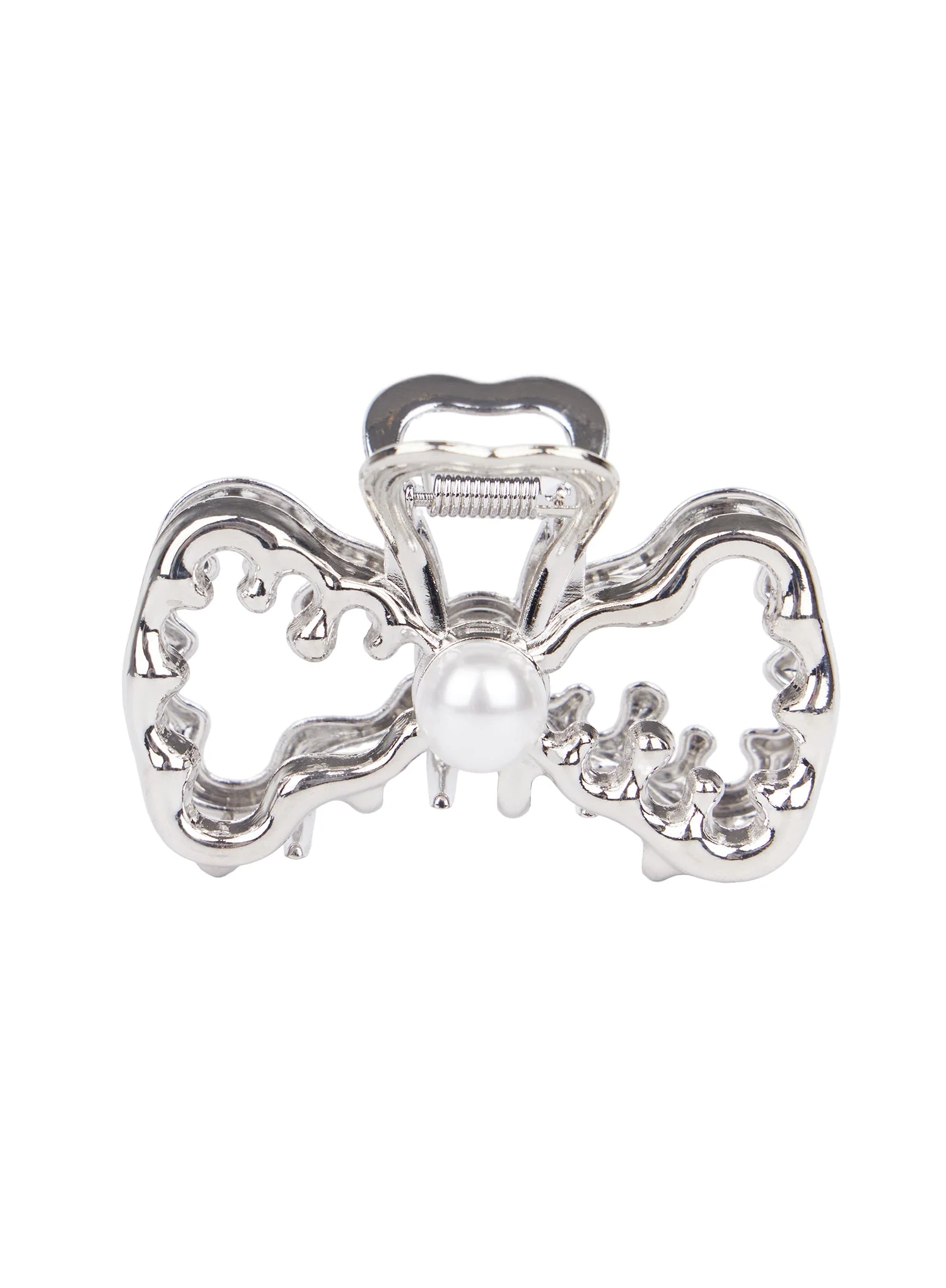 Ribbon Pearl Accent Hair Clip CM519 - Image 5