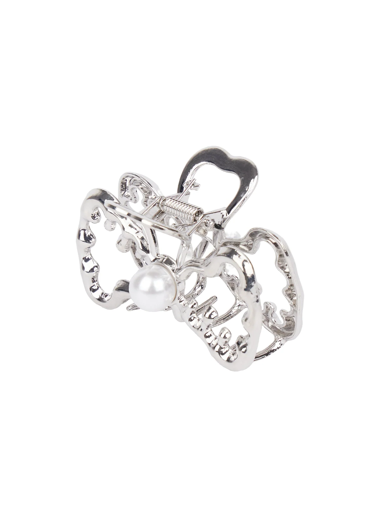 Ribbon Pearl Accent Hair Clip CM519 - Image 6