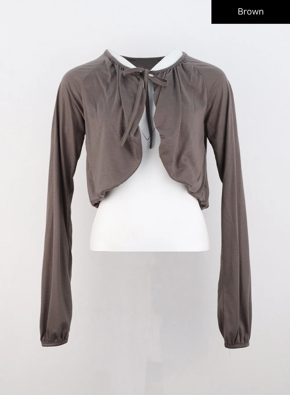 Ribbon Tie Bolero Cardigan CS318 - Image 12