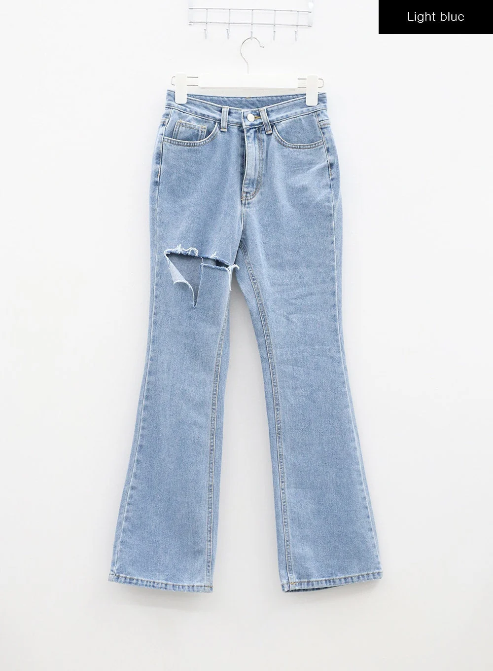 Ripped Bootcut Jeans BF306 - Image 17