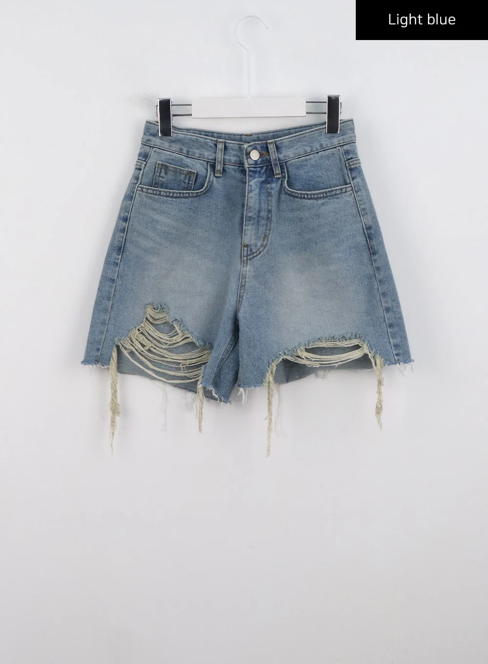 Ripped Hem Wide Leg Shorts CL327 - Image 14