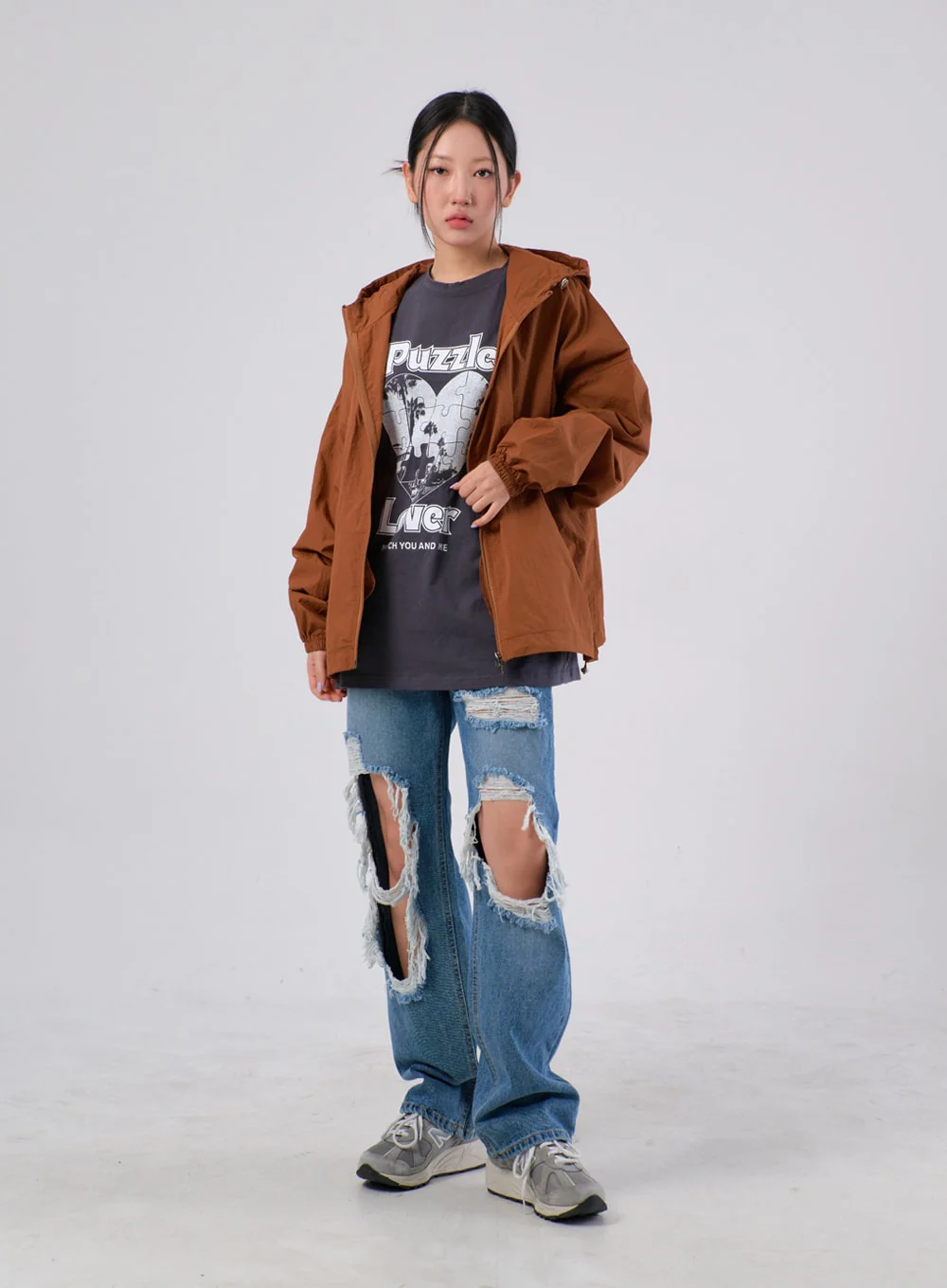 Ripped Knee Jeans IA305 - Image 10
