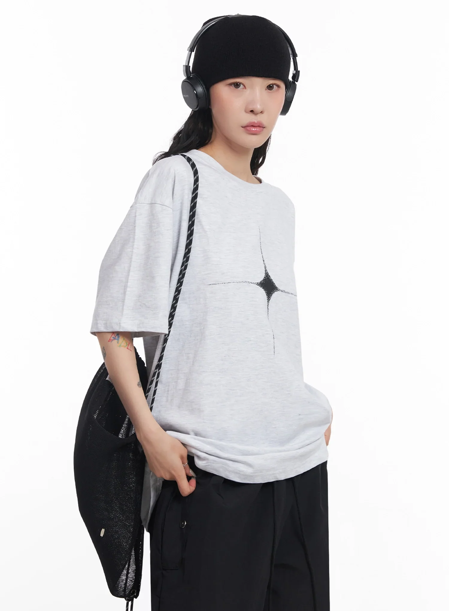 Rivet Edge Knit Beanie IC503 - Image 6