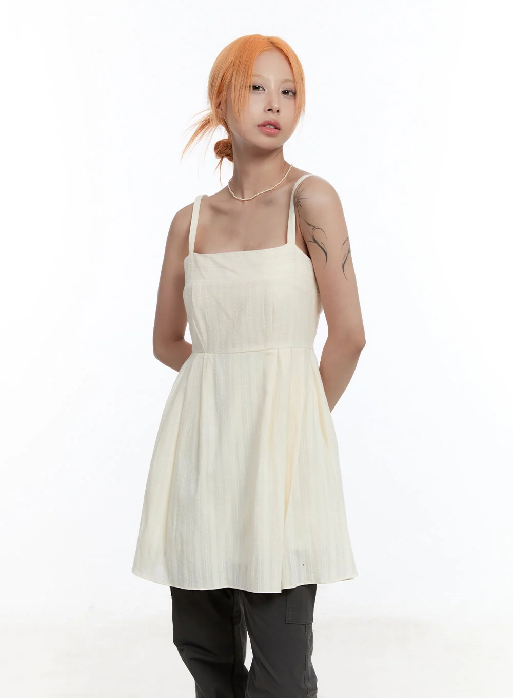 Rosy Flare Mini Dress CY530 - Image 10