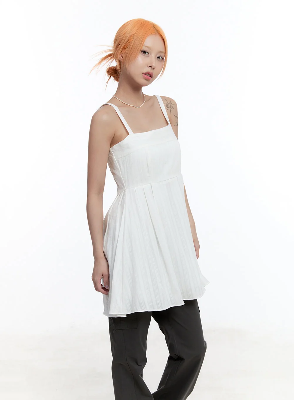 Rosy Flare Mini Dress CY530 - Image 5