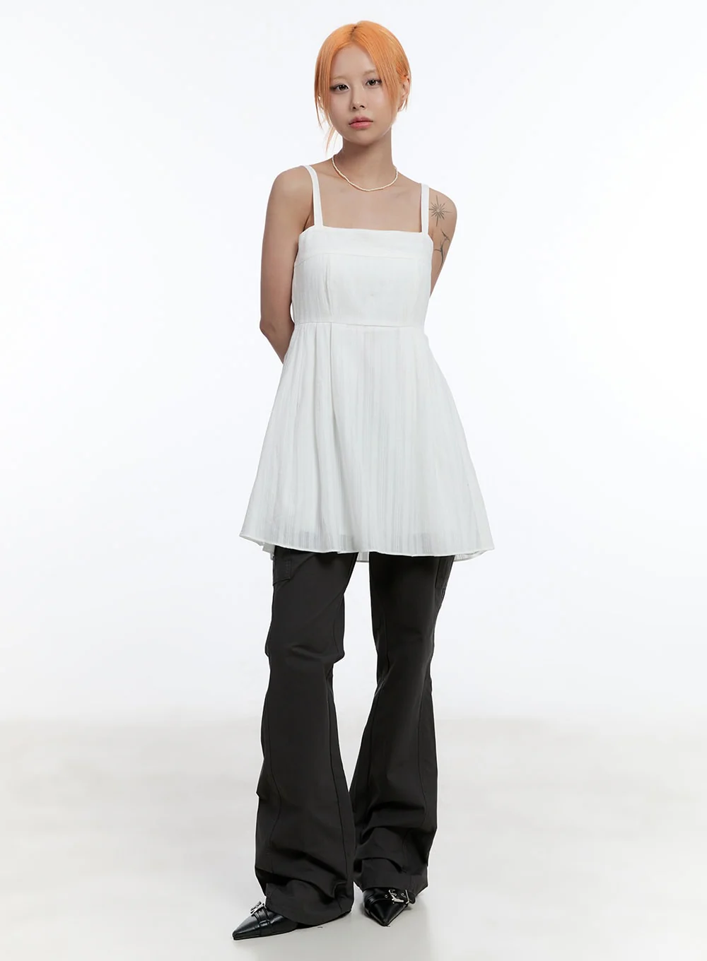 Rosy Flare Mini Dress CY530 - Image 7