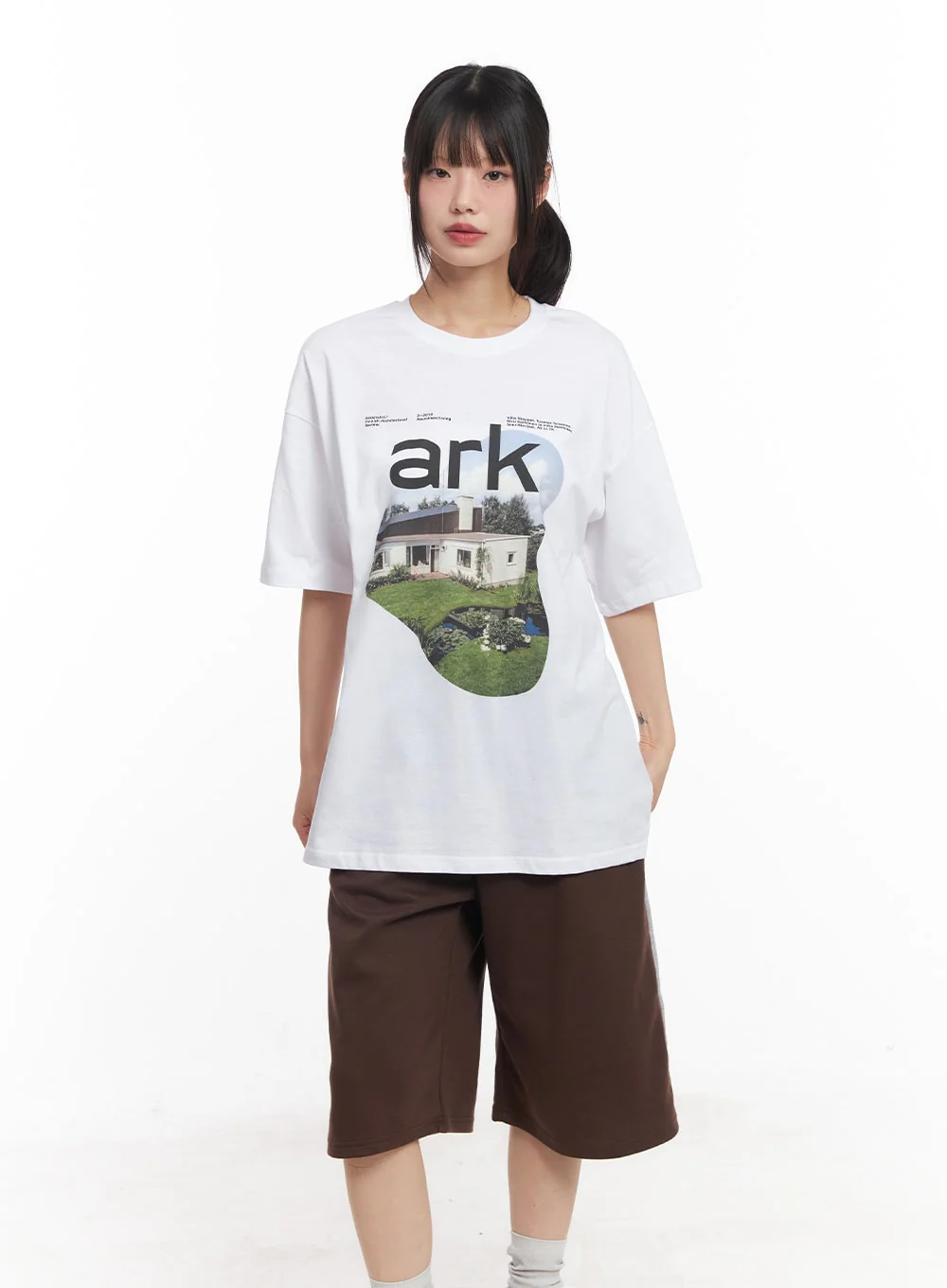 Round-Neck Graphic Tee CY512 - Image 11