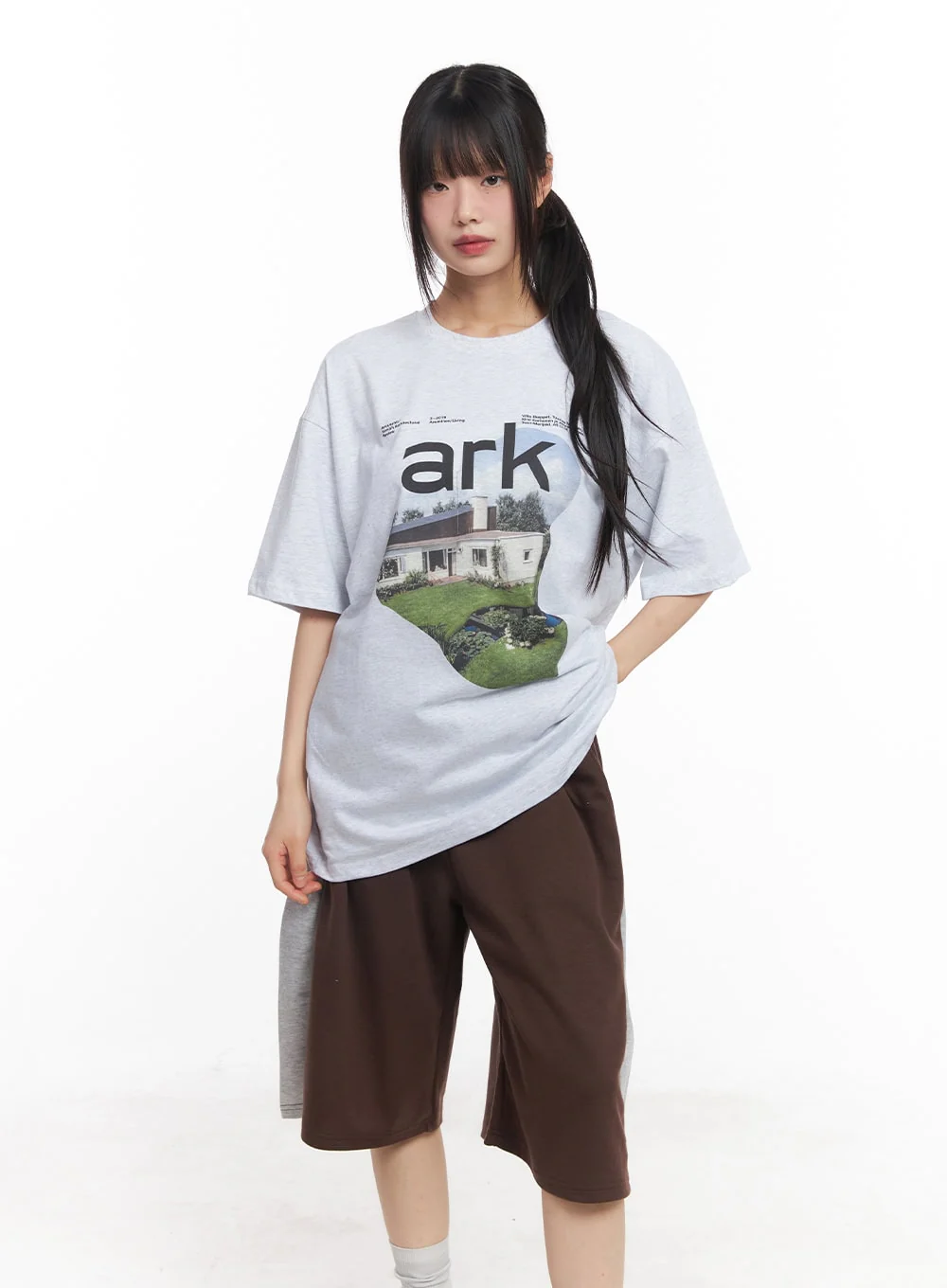 Round-Neck Graphic Tee CY512 - Image 12
