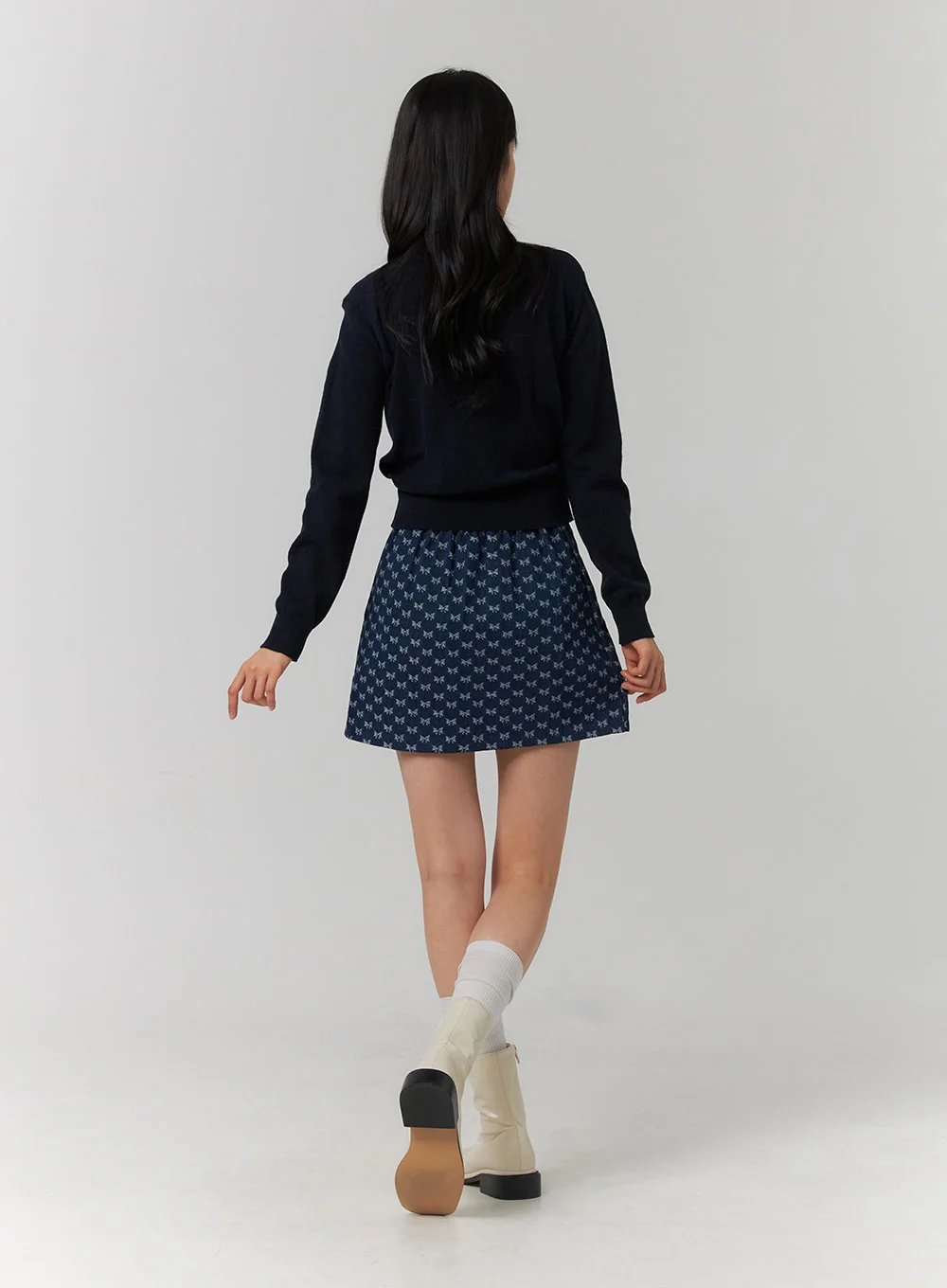 Round Neck Knit Top OJ422 - Image 6