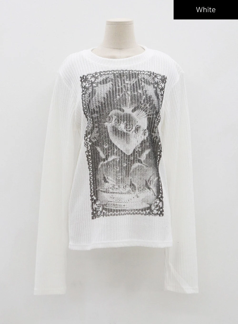 Round Neck Printed Knit CO07 - Image 14