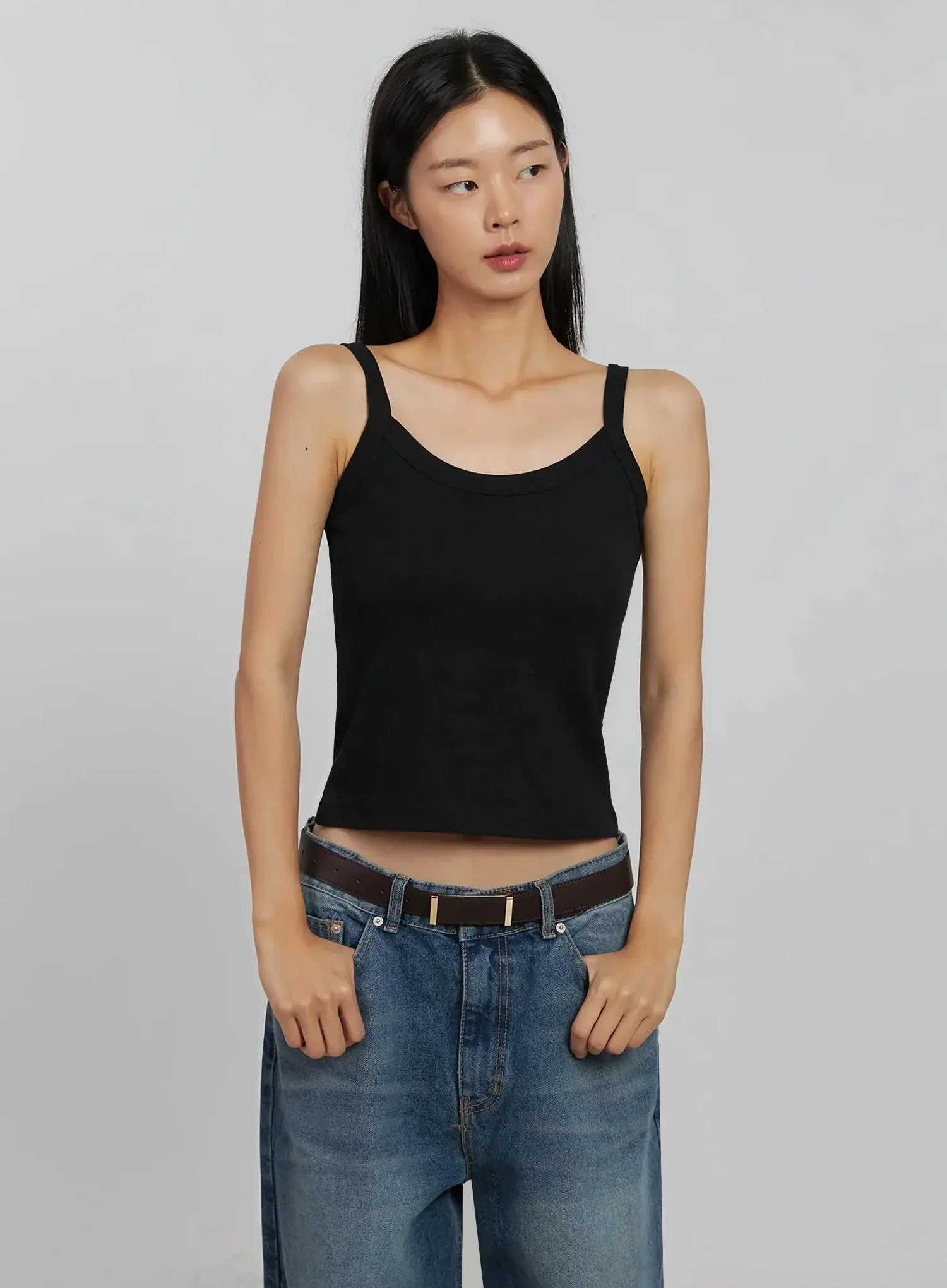 Round Neck Tank Top IJ508