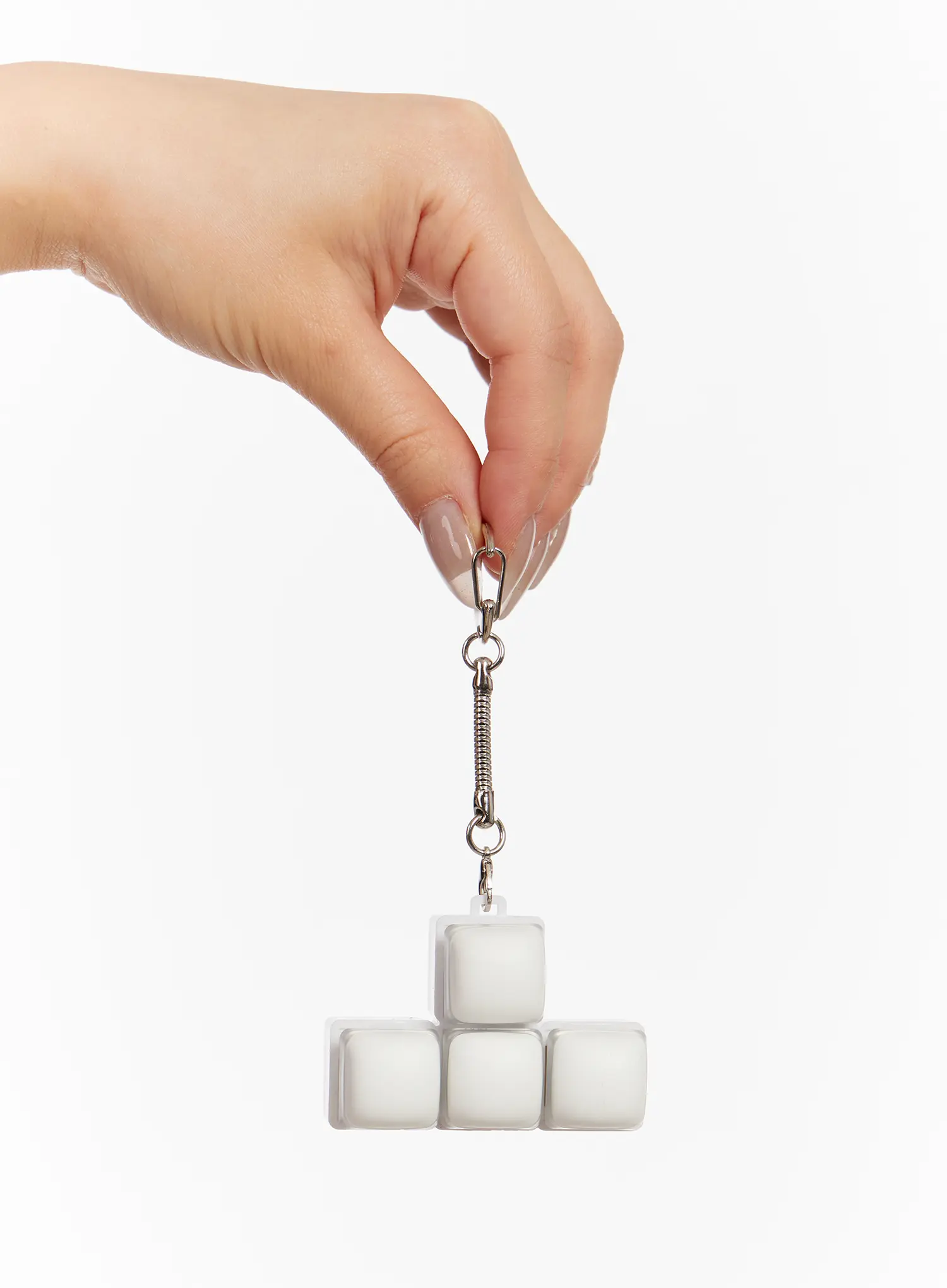 Rounded Pebble Keycap Keyring IM527 - Image 5