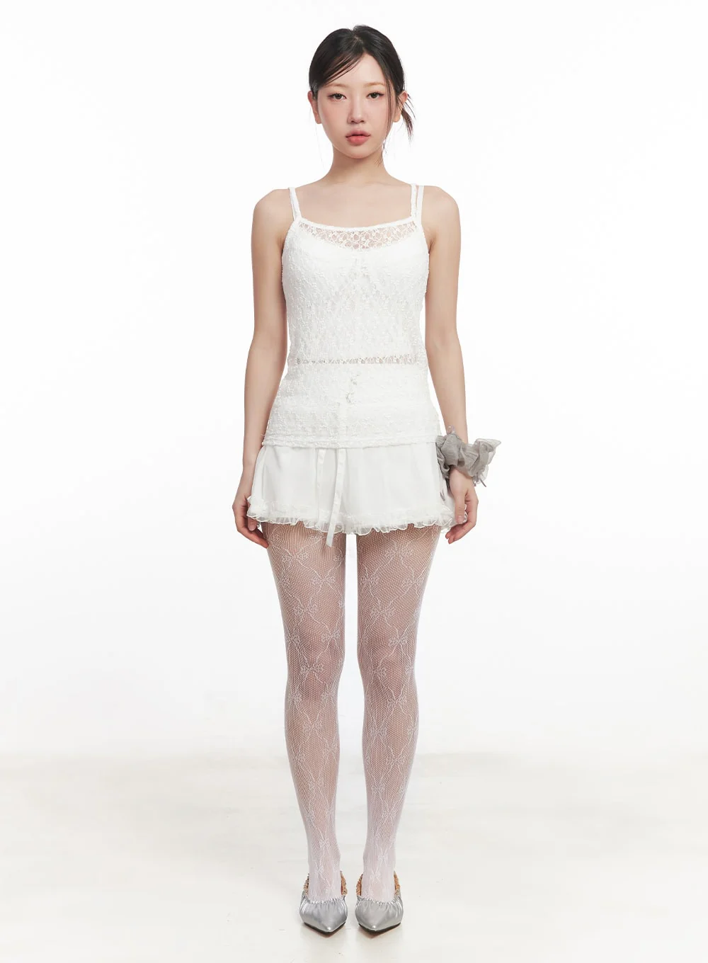 Royal Lace Frill Mini Skirt IM528 - Image 4
