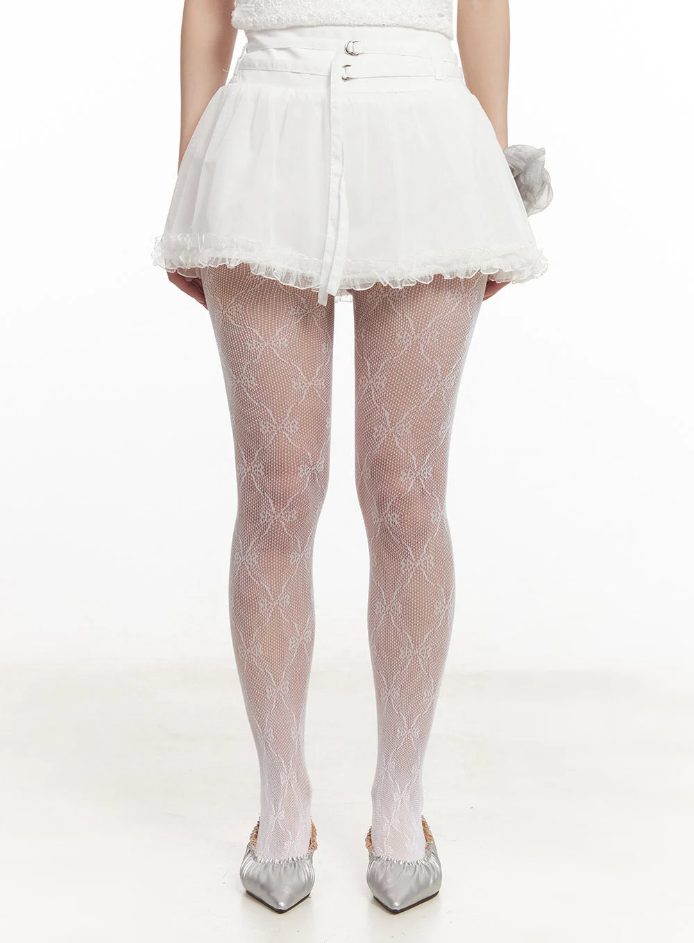 Royal Lace Frill Mini Skirt IM528 - Image 5