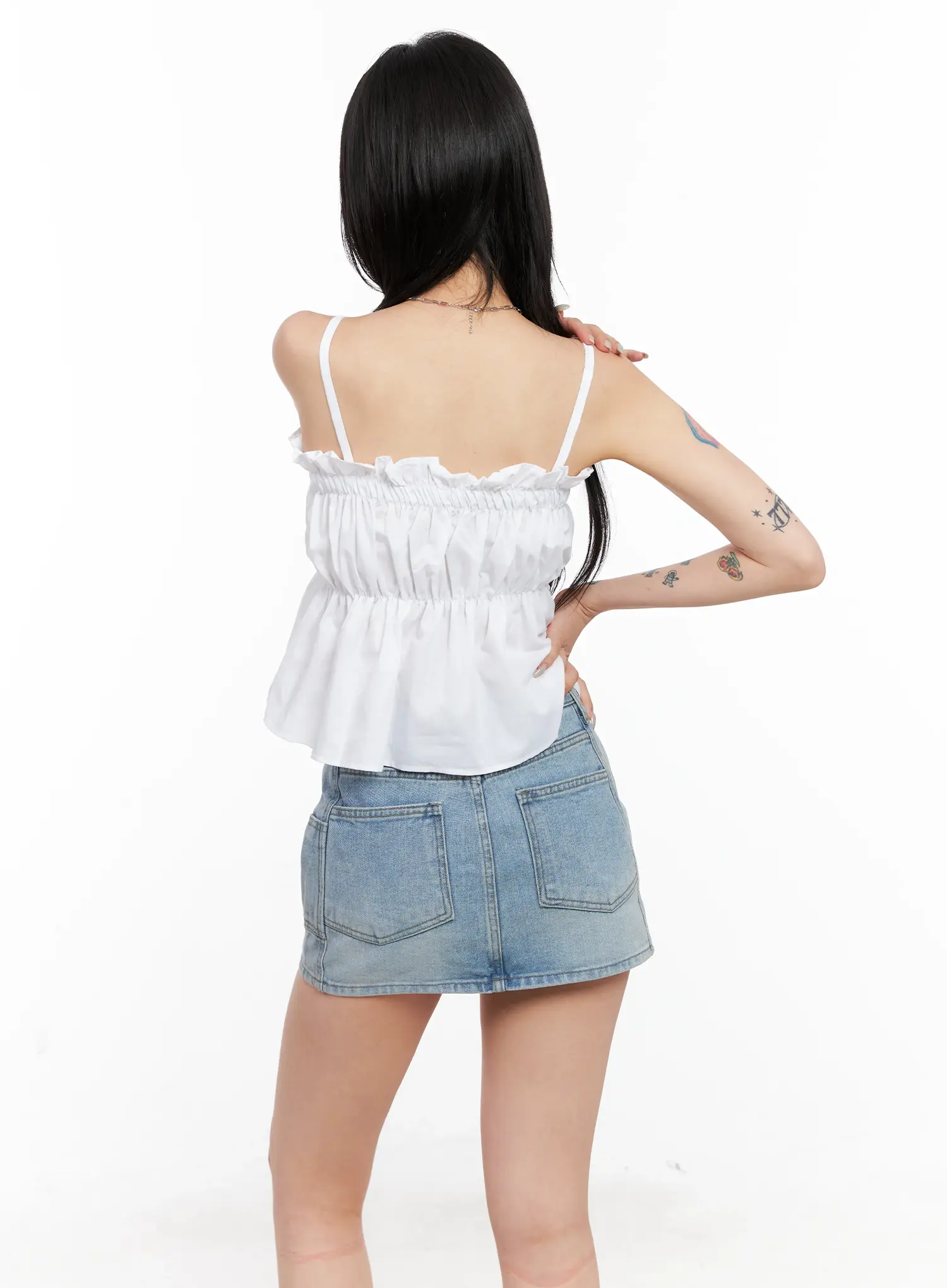 Ruched Cami Top CL525 - Image 7