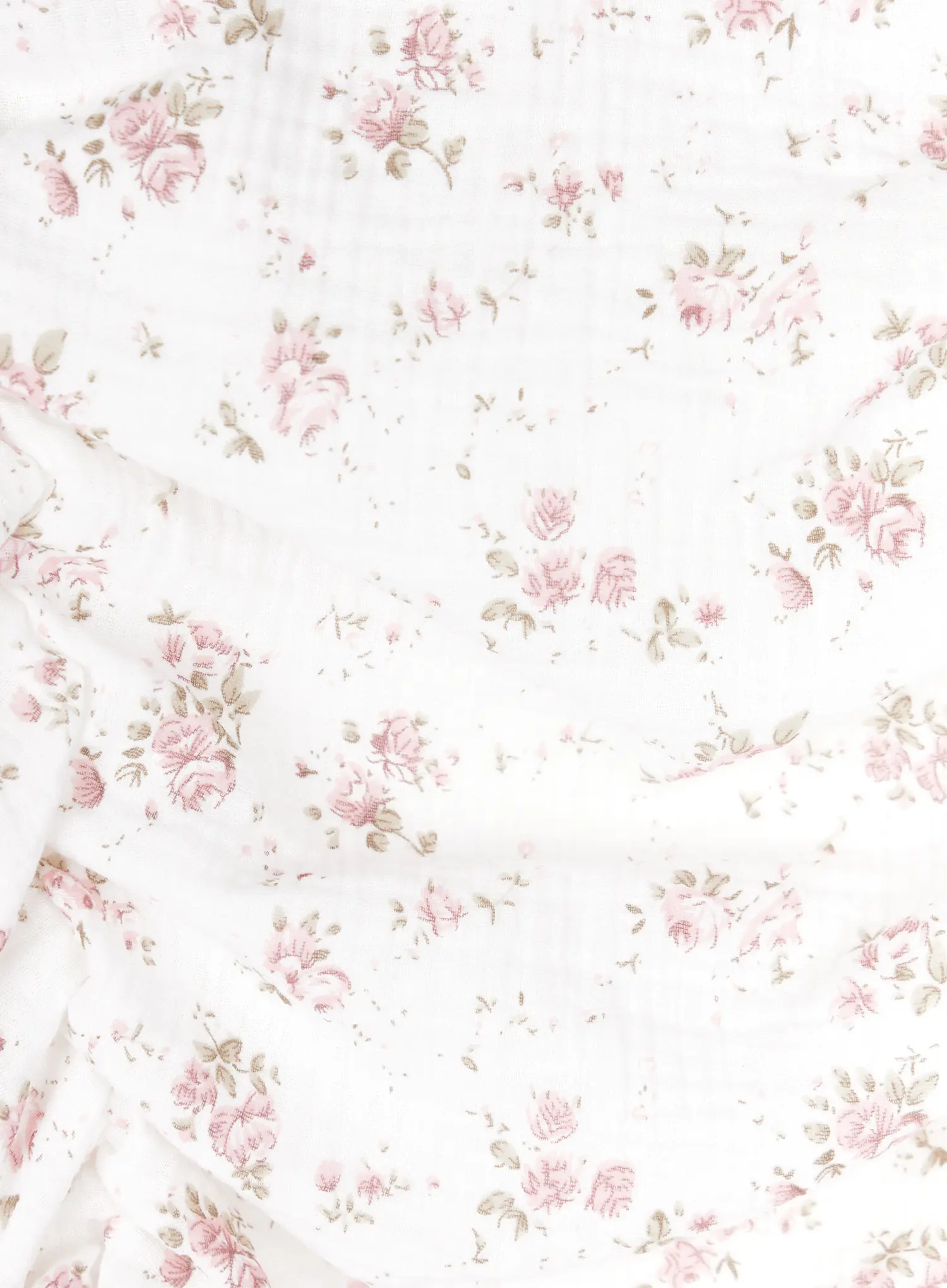 Ruched Floral Button-Up Blouse CA514 - Image 10