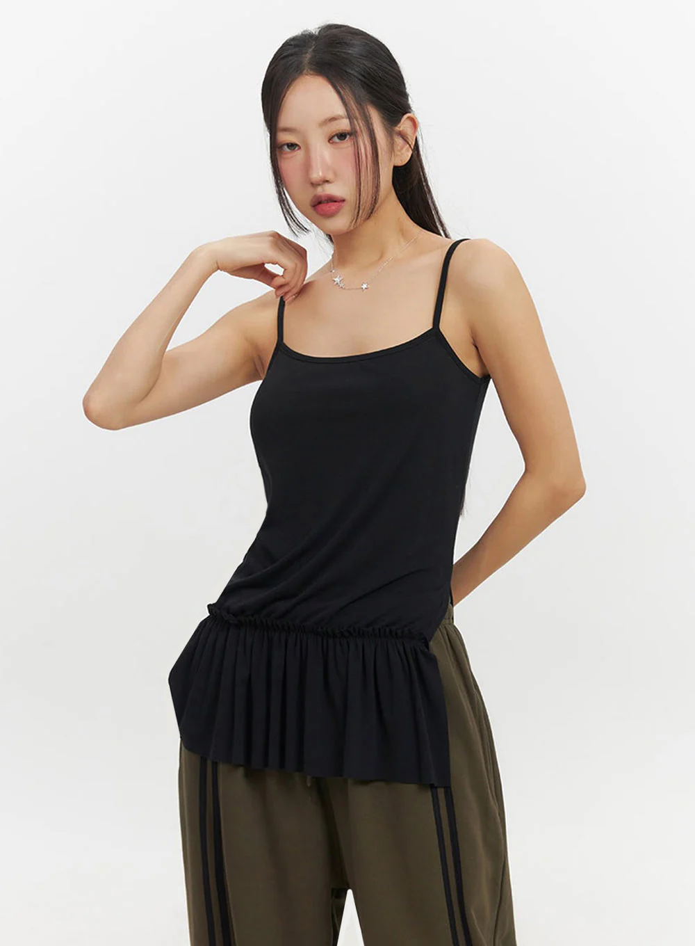 Ruffle Layered Camisole Top IF510 - Image 7