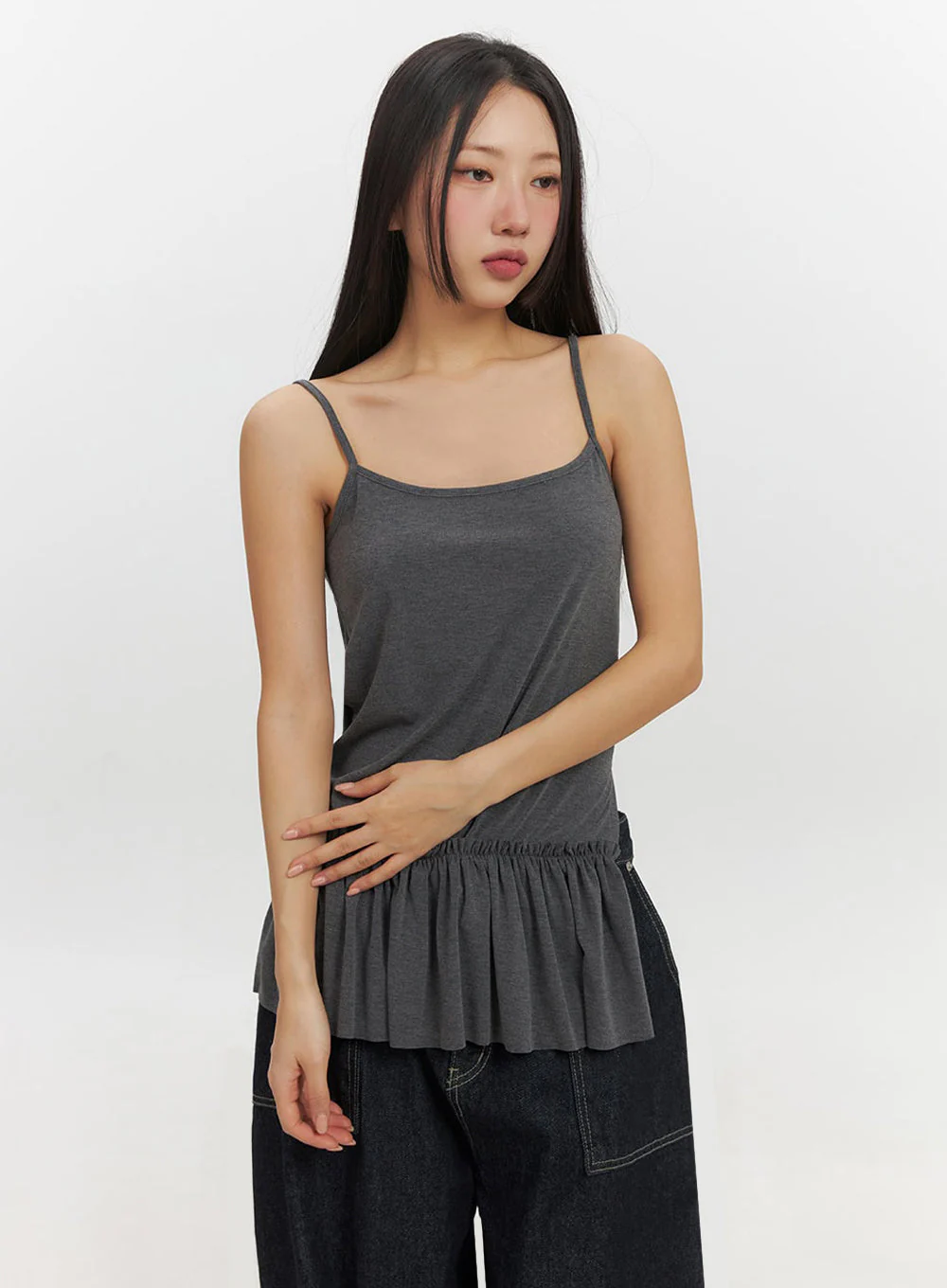 Ruffle Layered Camisole Top IF510 - Image 9